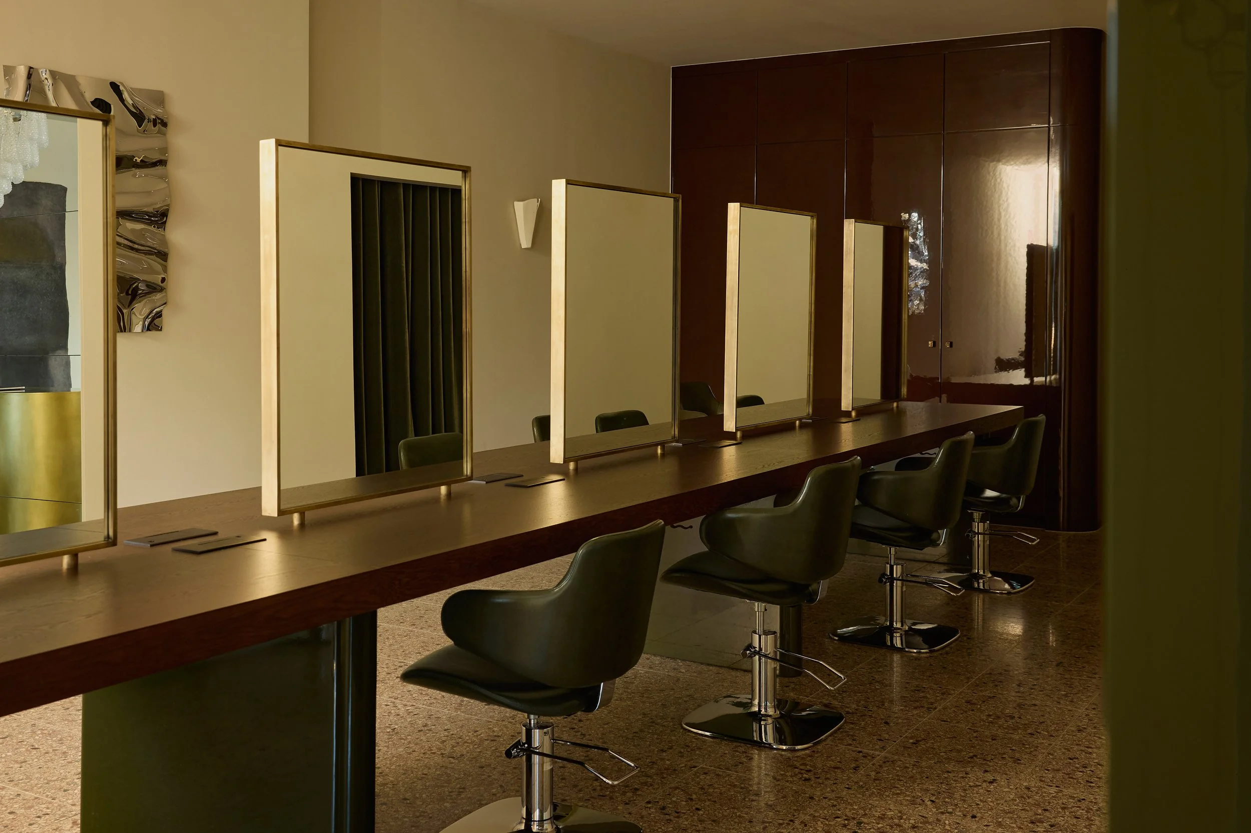 Luxury hair salon interior architecture New Farm Brisbane
