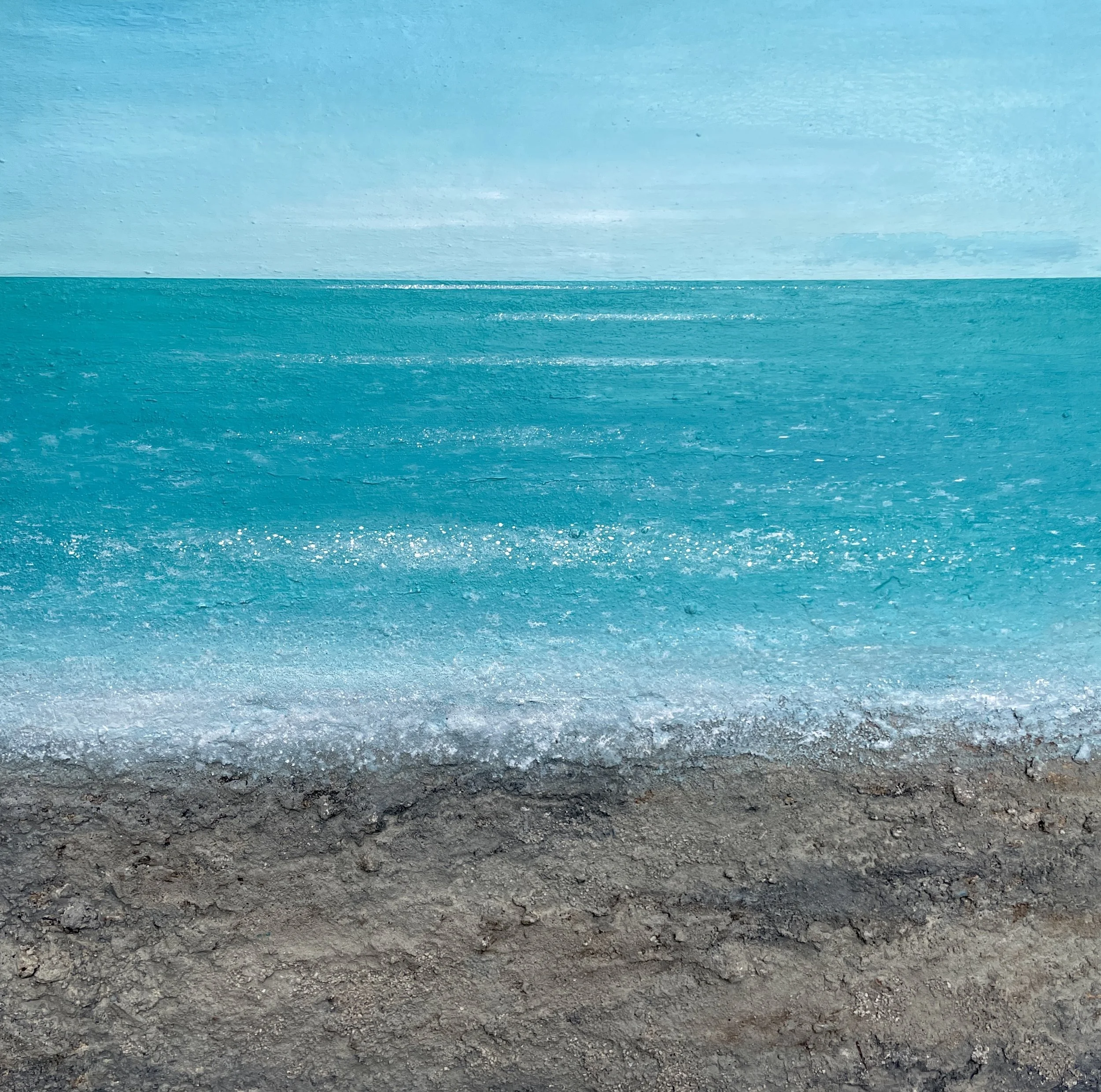 Antidote 59x59cm Acrylic, Spraypaint & Beach Sand on Wood Panel .jpg