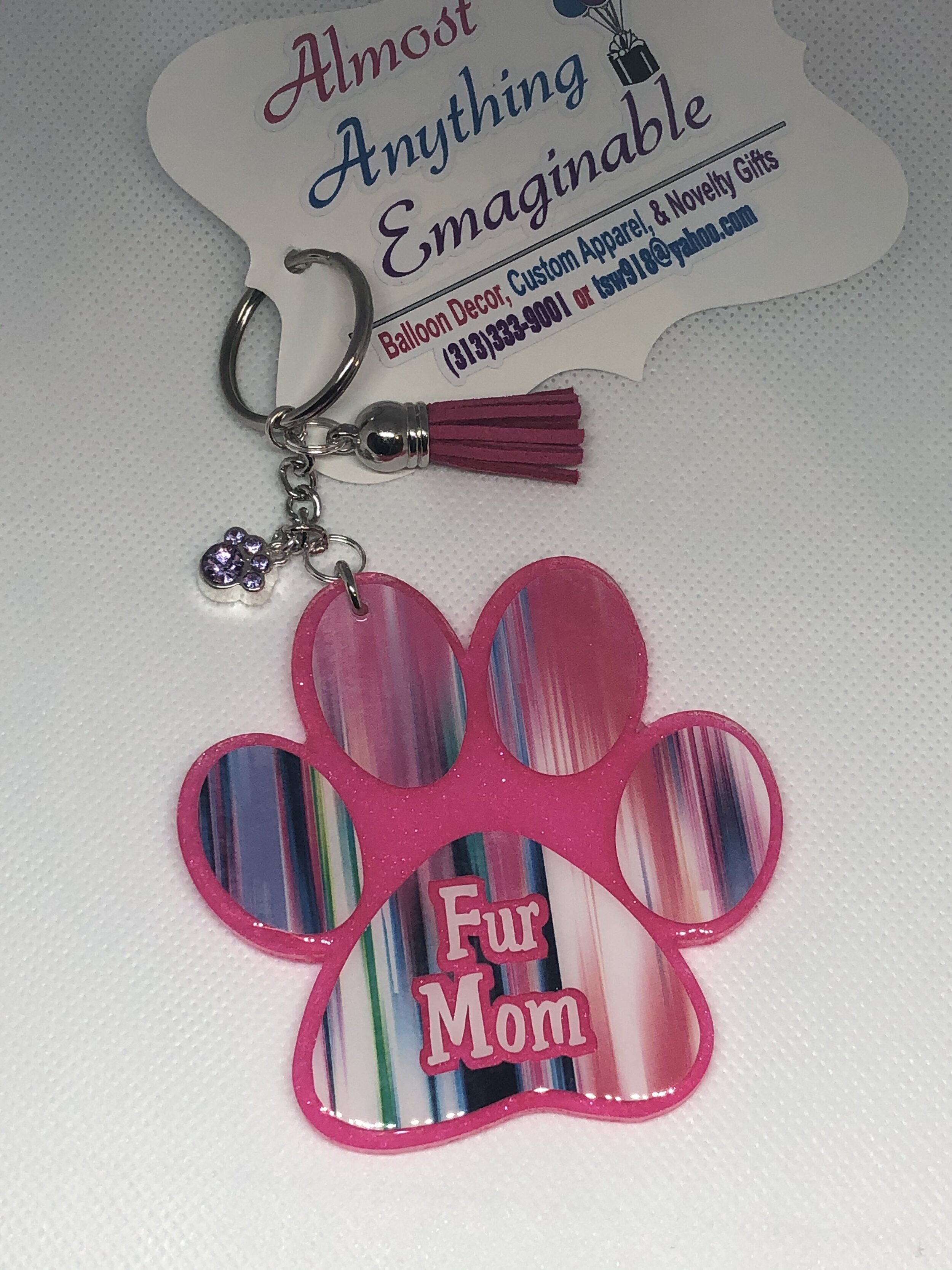 Fur Mom Keychain