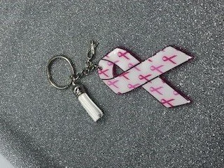 Awareness Ribbon Keychain