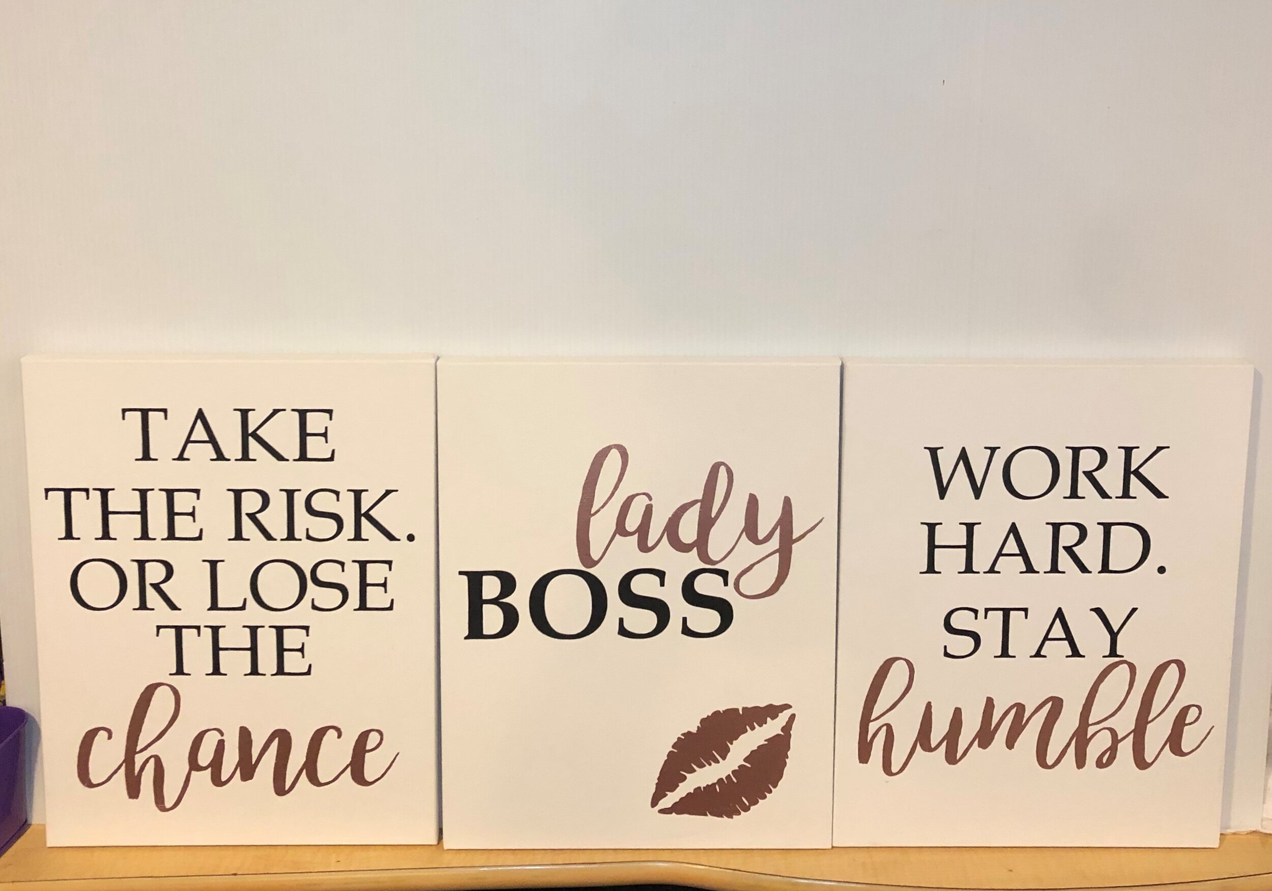 Boss Lady Canvas Set