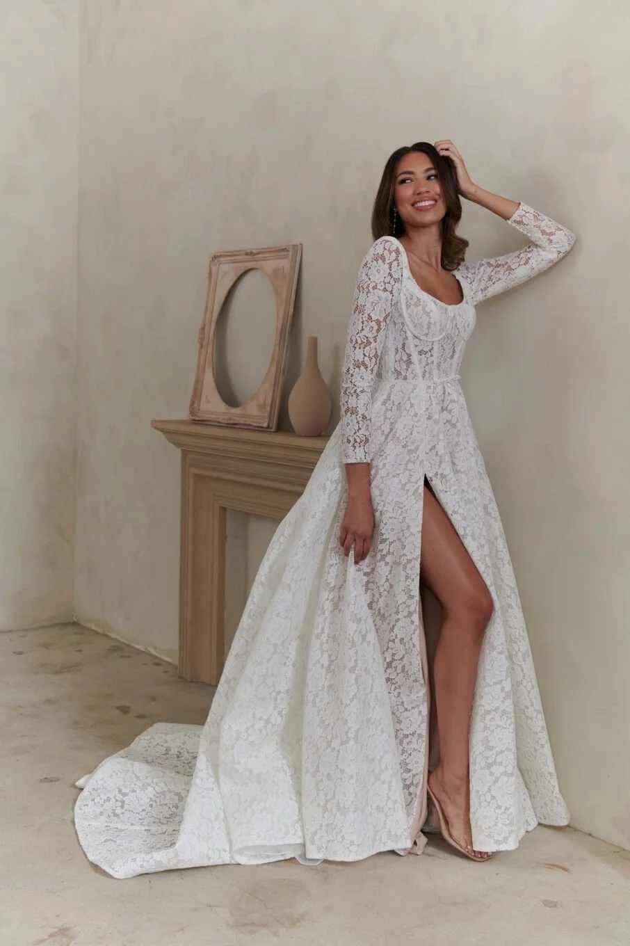 off white long sleeve maxi dress Sofenna Long Sleeve Off Shoulder Maxi Dress | White | Womens