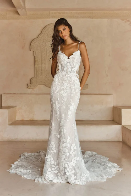 plus size elegant evening dresses uk Ivory Prom Dress Elegant V-Neck A Line Slit Stretch Satin Long Prom Dr main image 1