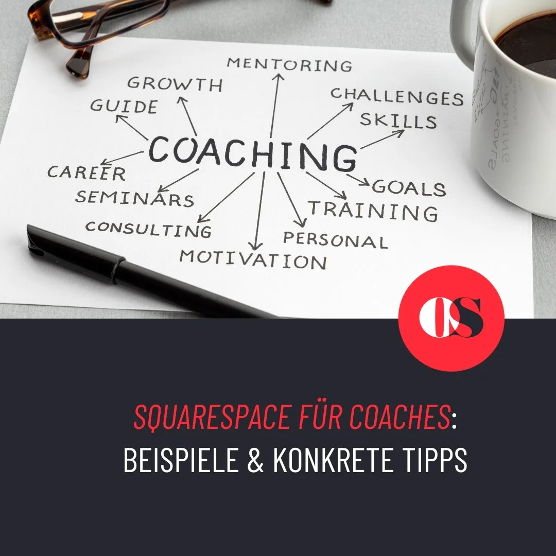 Squarespace für Coaches: Beispiele &amp; konkrete Tipps