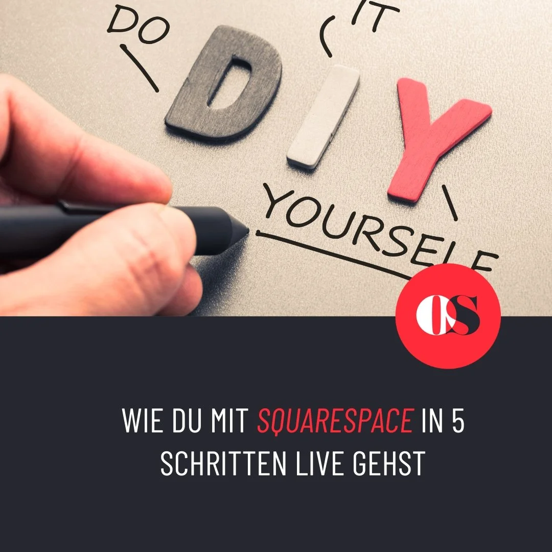 Wie du mit Squarespace in 5 Schritten live gehst