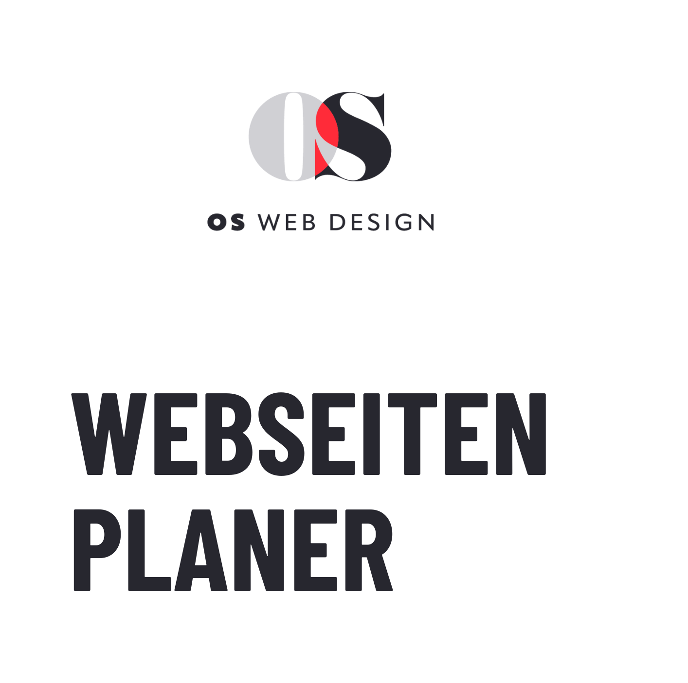 Logo von "OS Web Design" mit dem Text "Webseiten Planer" darunter.