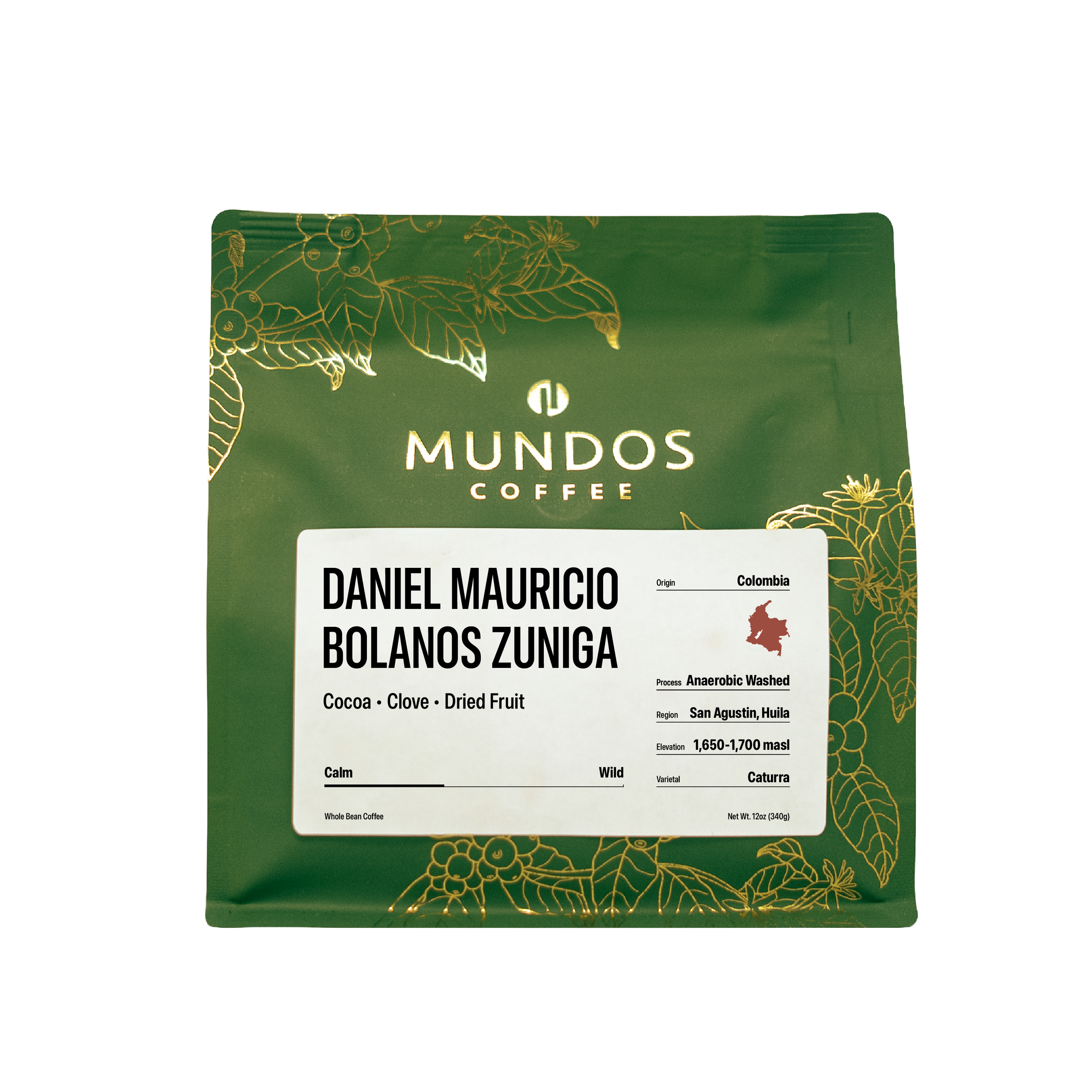 Colombia | Daniel Mauricio Bolanos Zuniga - Whole Bean