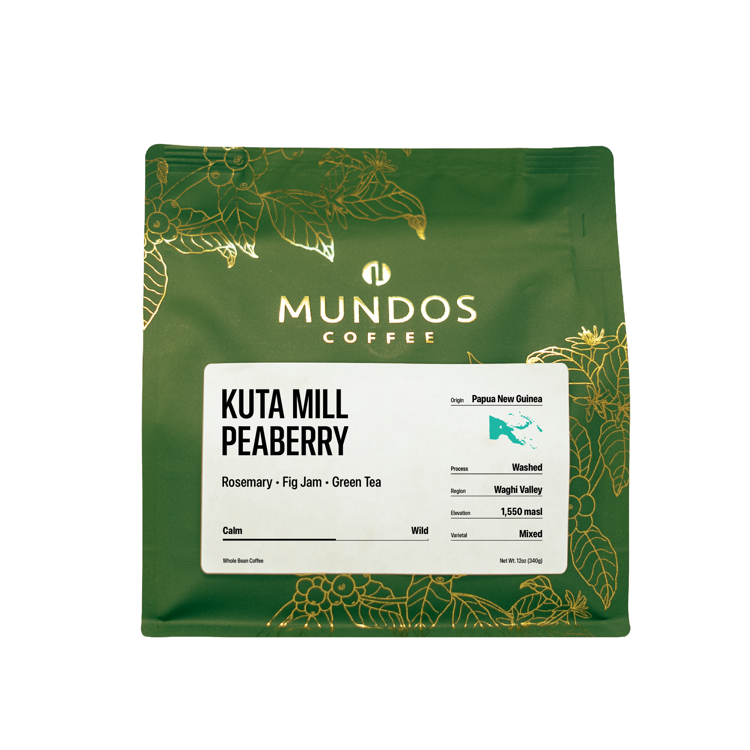 Papua New Guinea | Kuta Mill Peaberry - Whole Bean