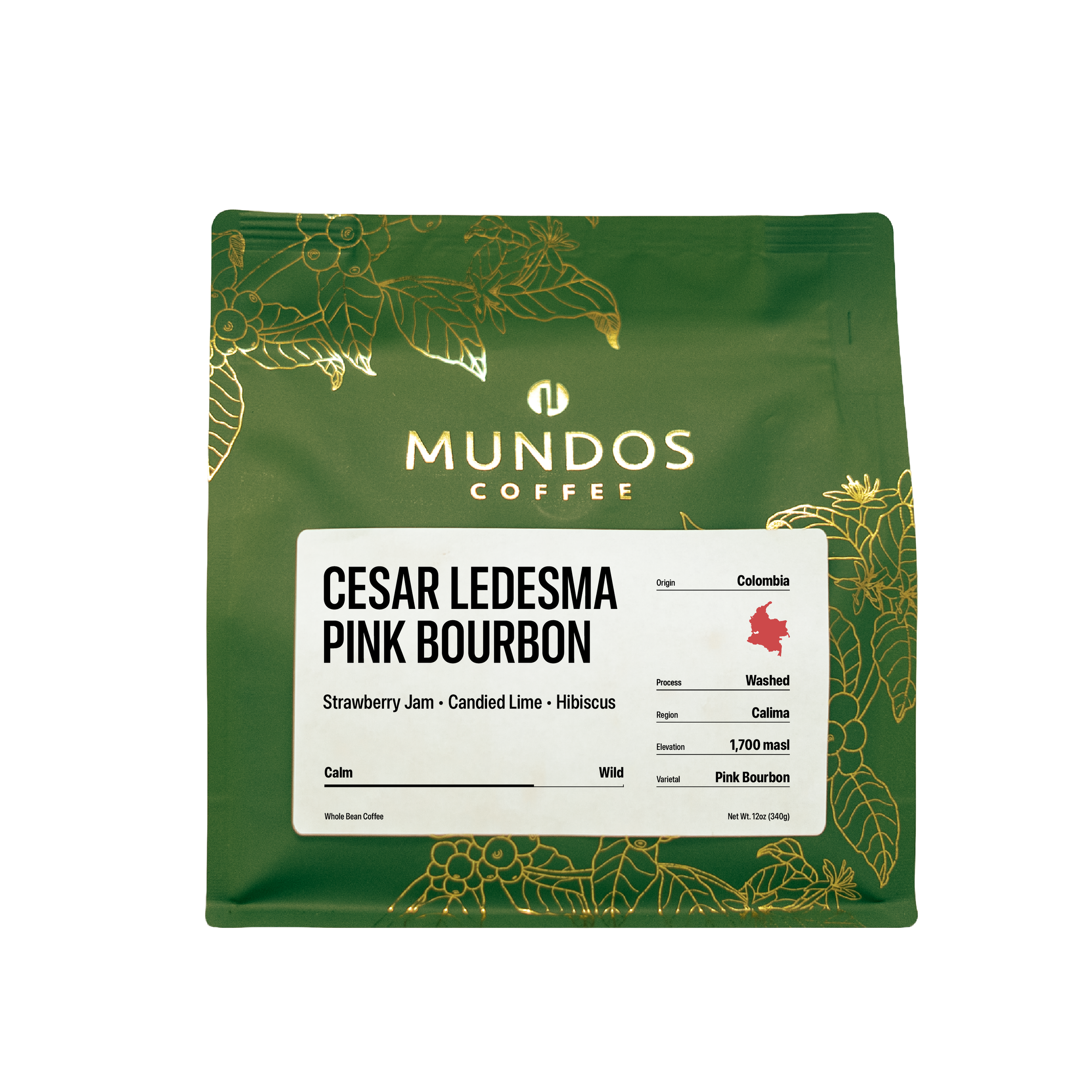 Colombia | Cesar Ledesma Pink Bourbon - Whole Bean