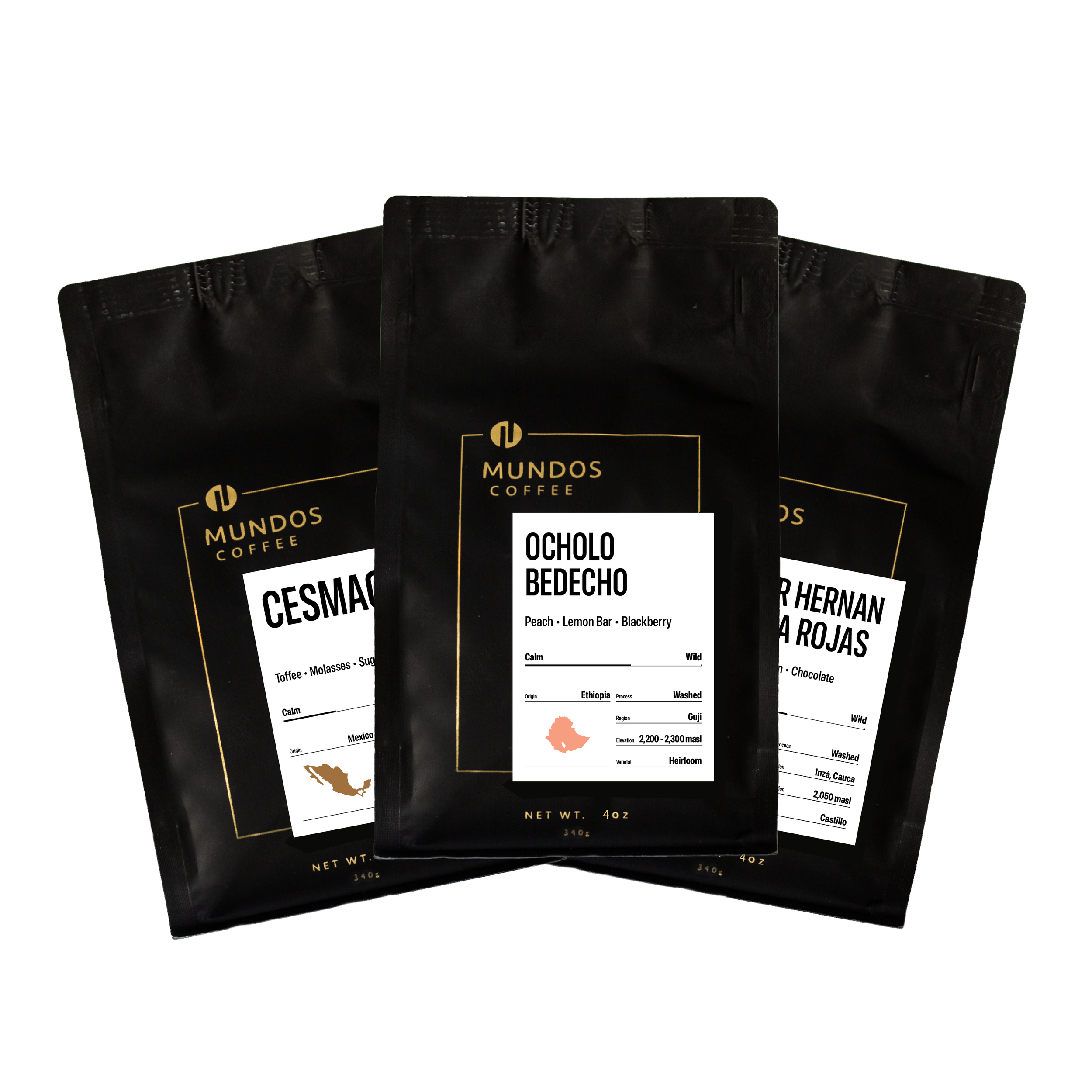 Slow Bar (3) 4oz - Whole Bean