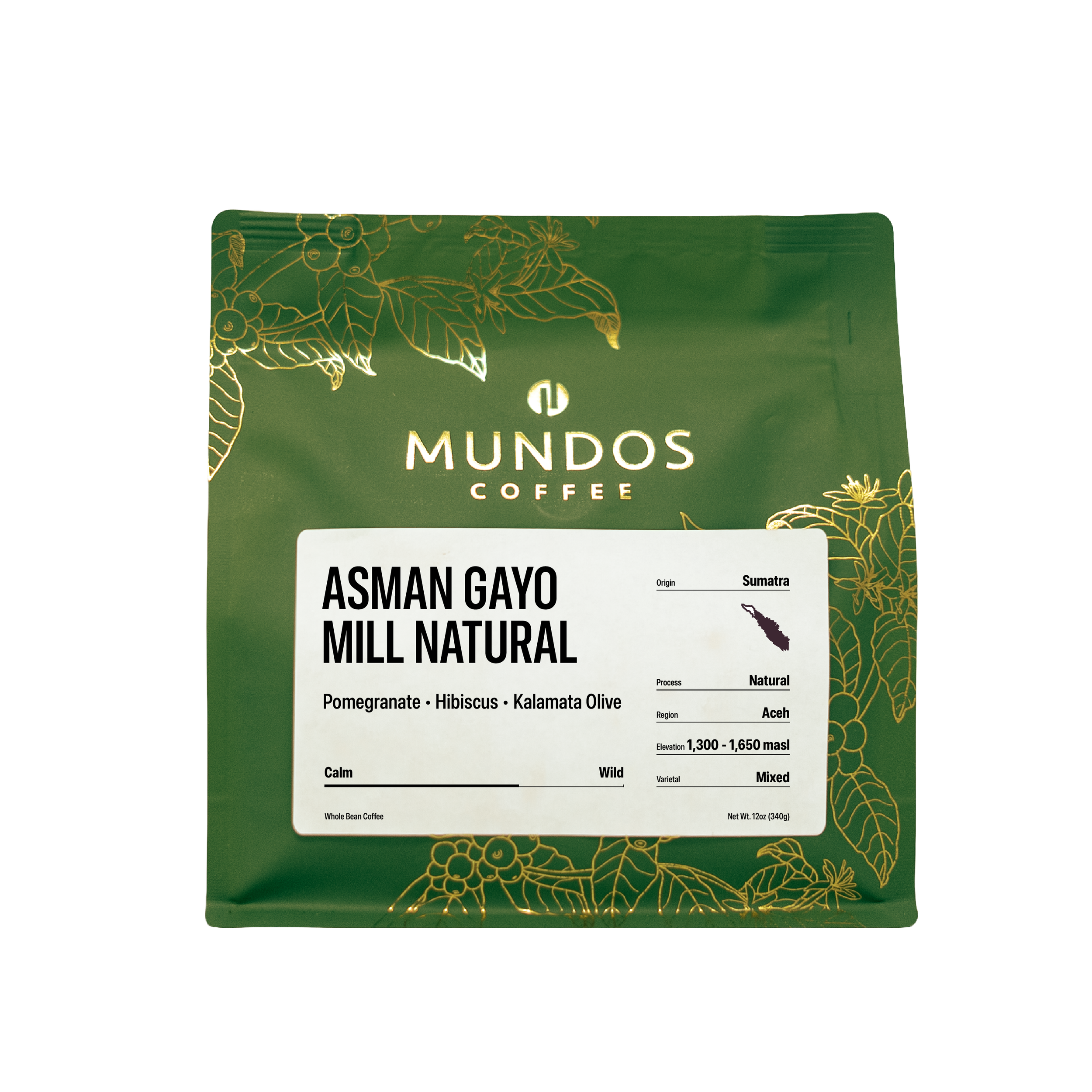 Sumatra | Asman Gayo Mill Natural - Whole Bean