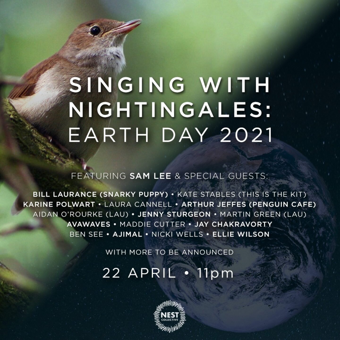 Sam Lee Hosts 'Singing With Nightingales: Earth Day 2021'