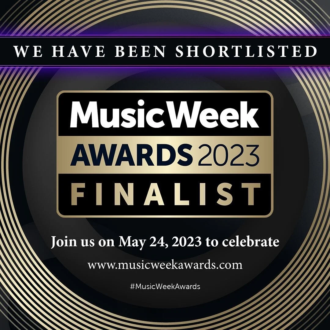 We are proud to announce that we have been shortlisted for Label/Artist Services Company at this year&rsquo;s @musicweekinsta Awards. A big thank you to Music Week for recognising our hard work and we look forward to celebrating with you all on the 2