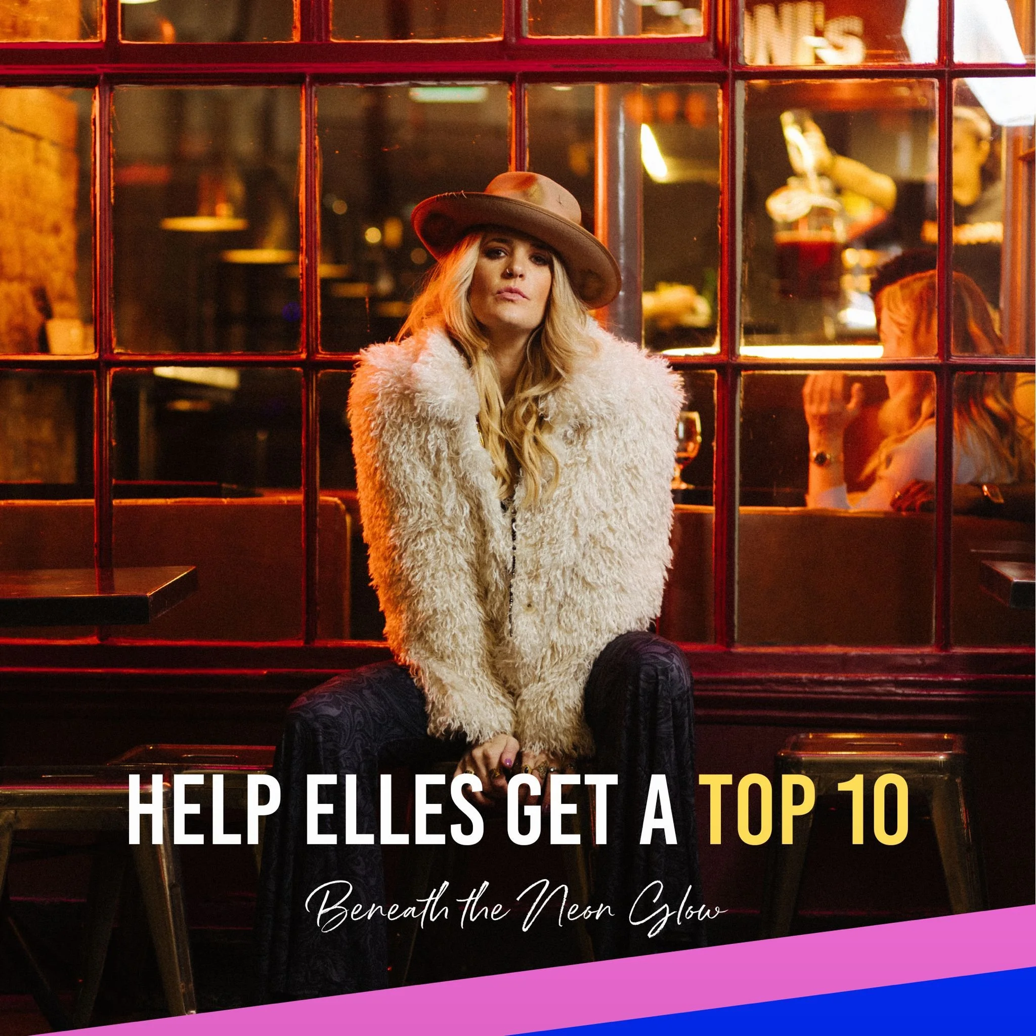 We're pleased to announce that the latest @ellesbailey album Beneath The Neon Glow is at #5 in the UK midweek chart, an outstanding achievement - but we still have a mountain to climb if we want to be in with a chance of securing a top #10 album.
E