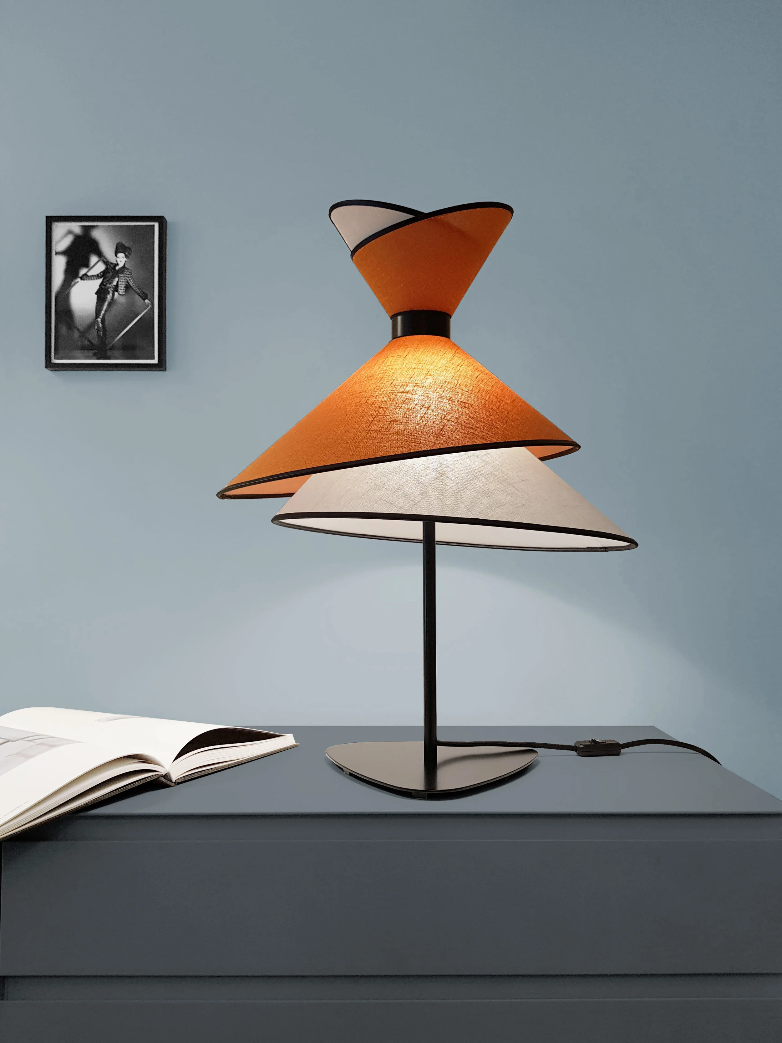 Kimono table lamp blue room.jpeg