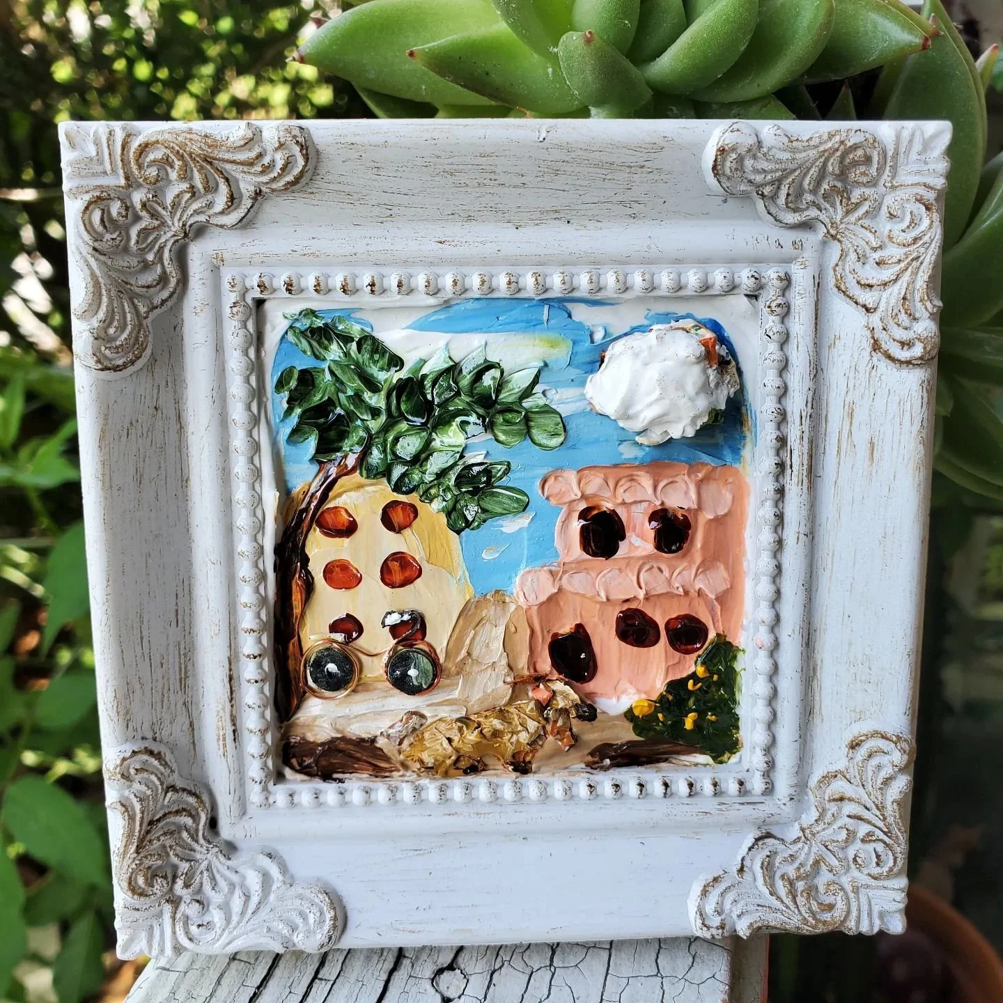 Garage Roses Original Art by Olivia Gonzalez Jacksonville