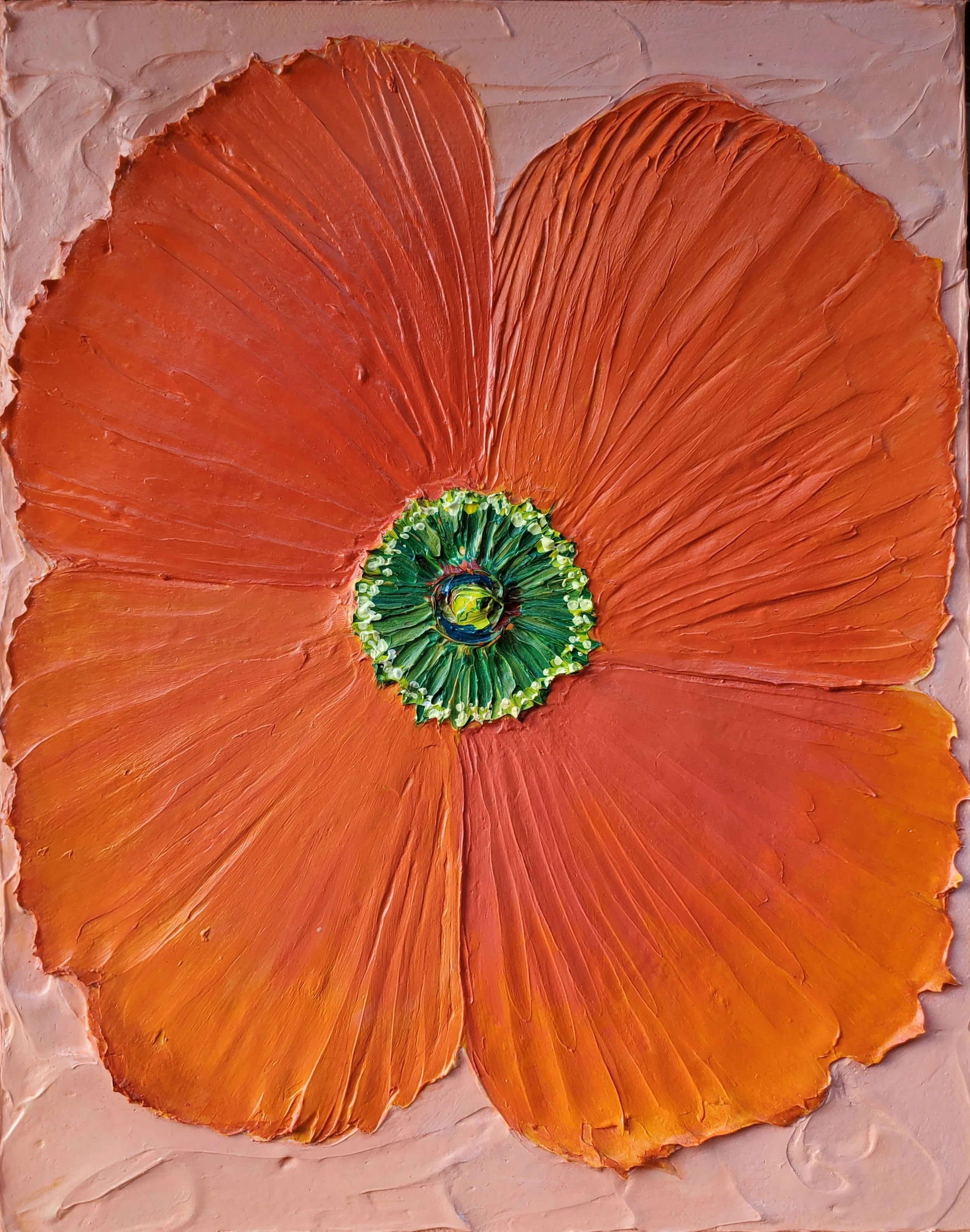 (11x14 Inch) Giant Fire Poppy
