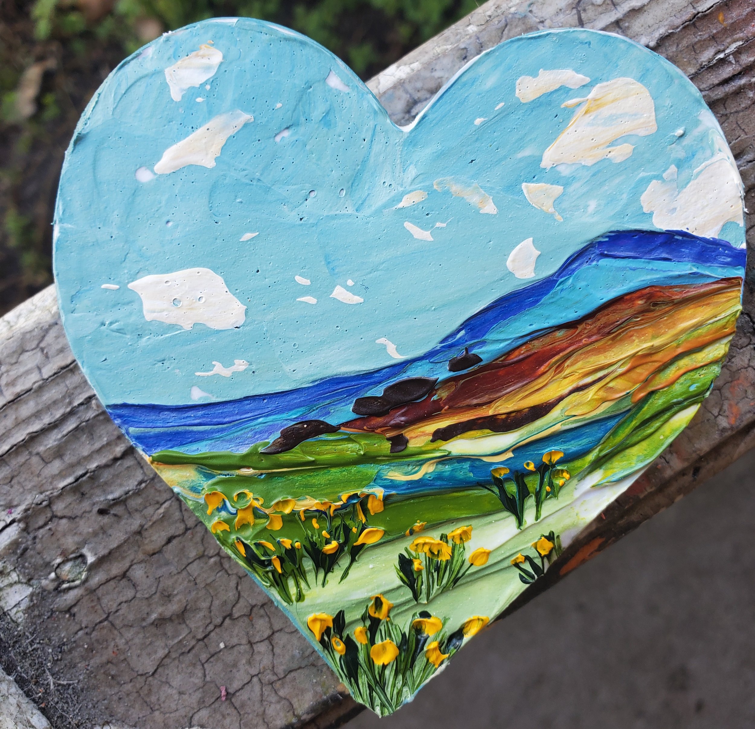 ILYSM- Wild Tulips- Painted Heart