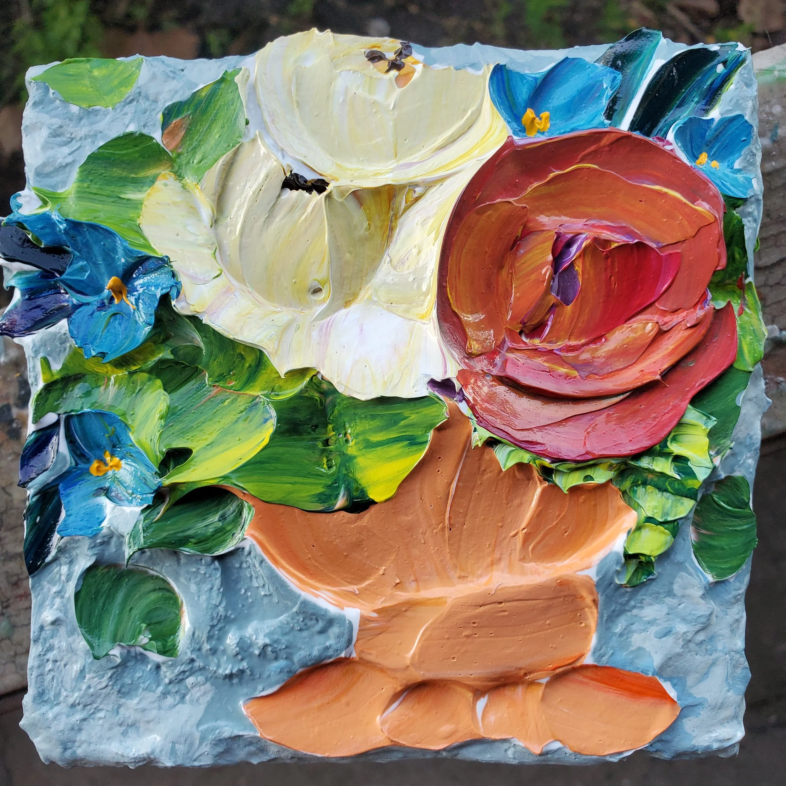 (5x5 Inch) A Little Rough Around the Edges- Lil Chunky Artwork