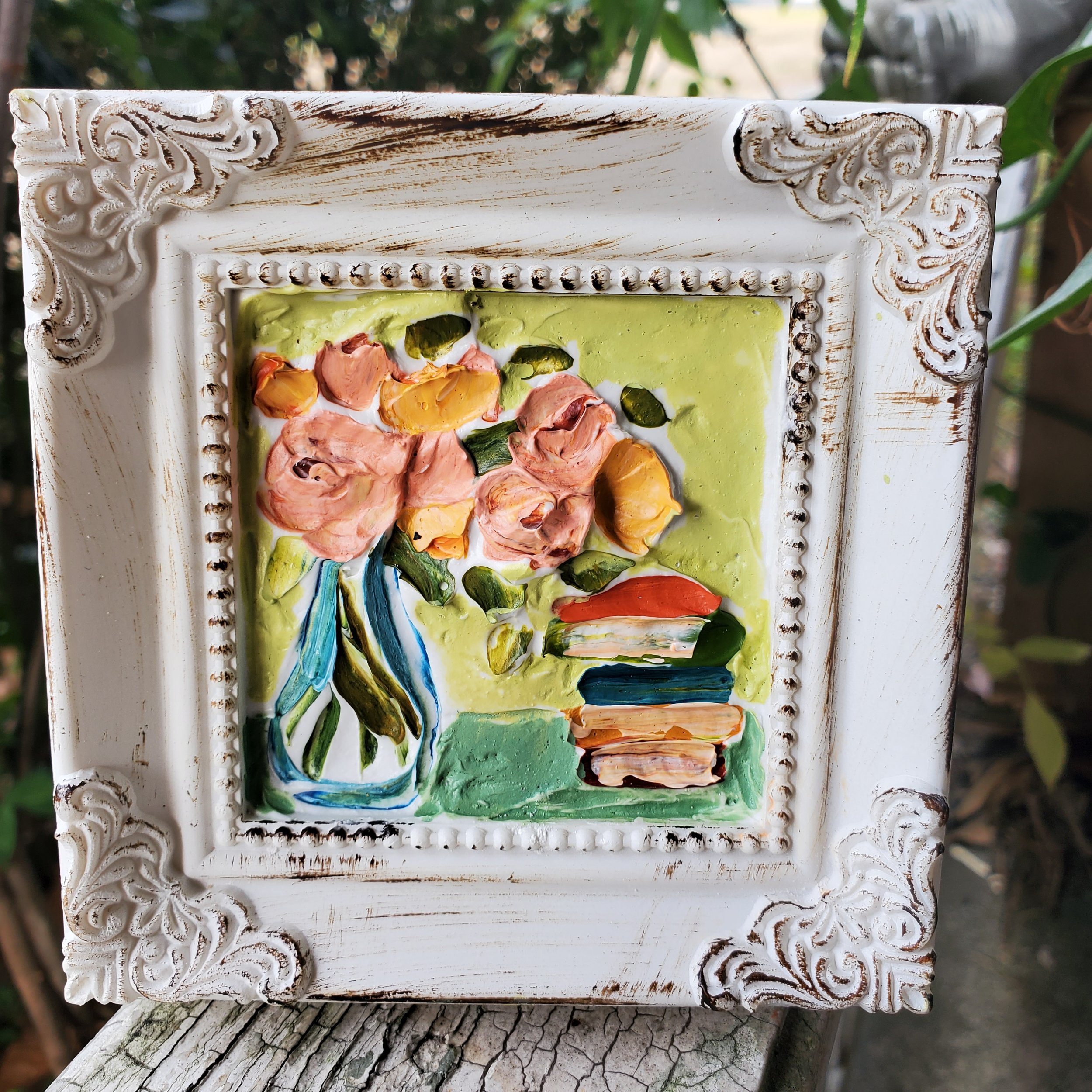 Spicy Lil Read- Mini Art in Frame