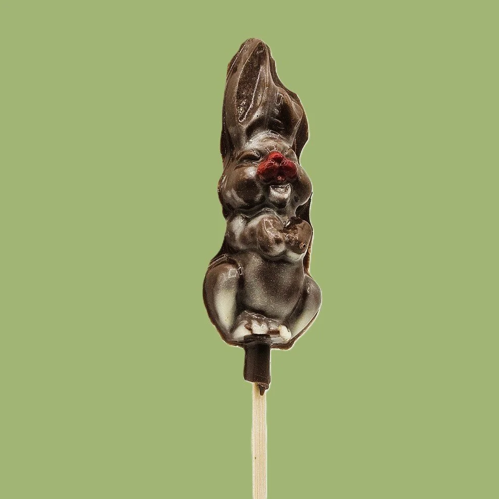 Sucette lapin _ (fourrée caramel)