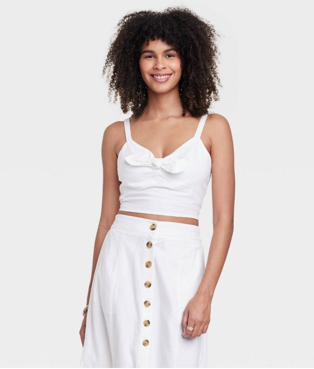 Live your Soft Girl dreams with this Flirty Plus Size Skirt and Cropped  Tank Top Outfit — Vividly Bright