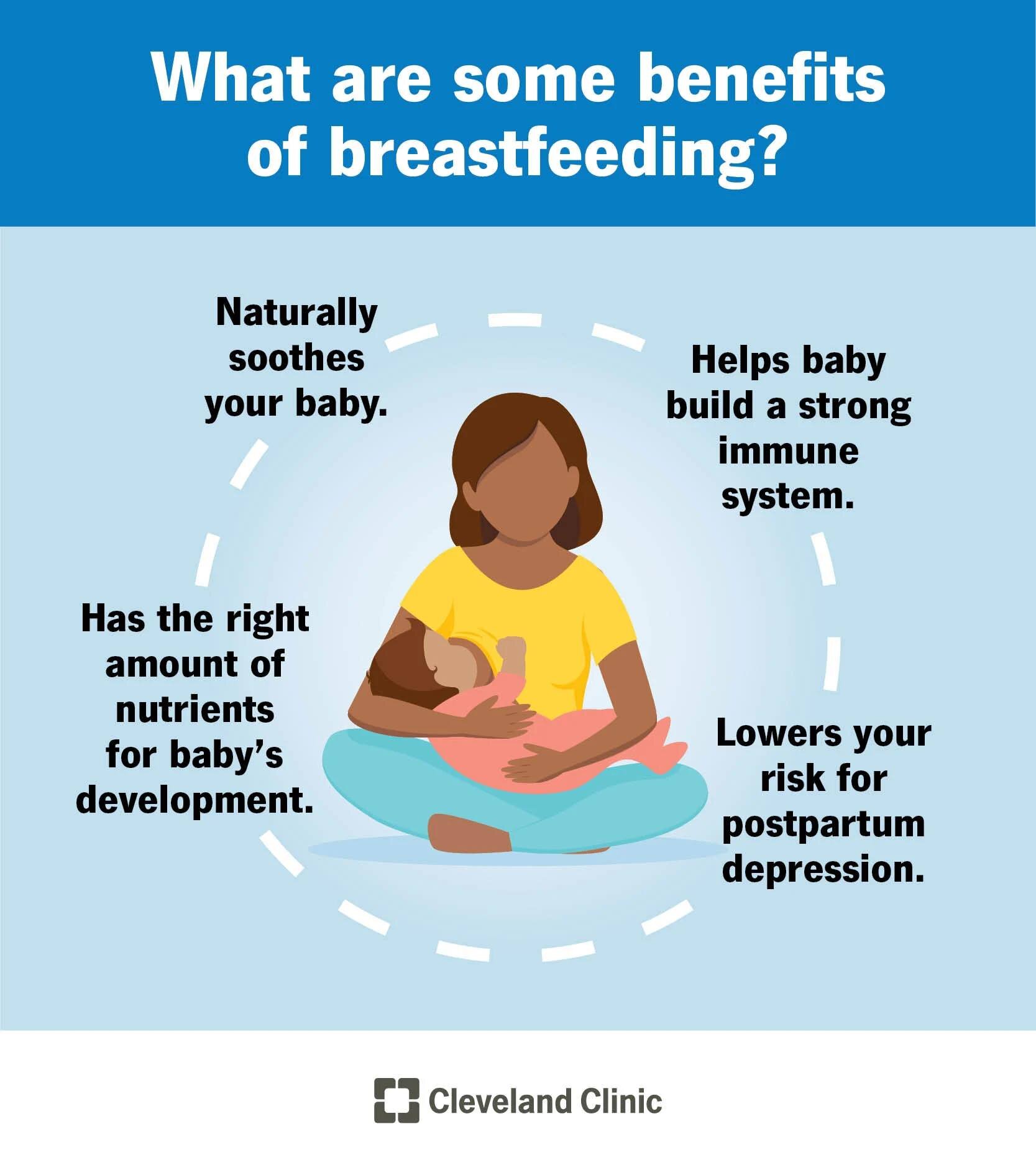Breastfeeding benefits both you and your baby!