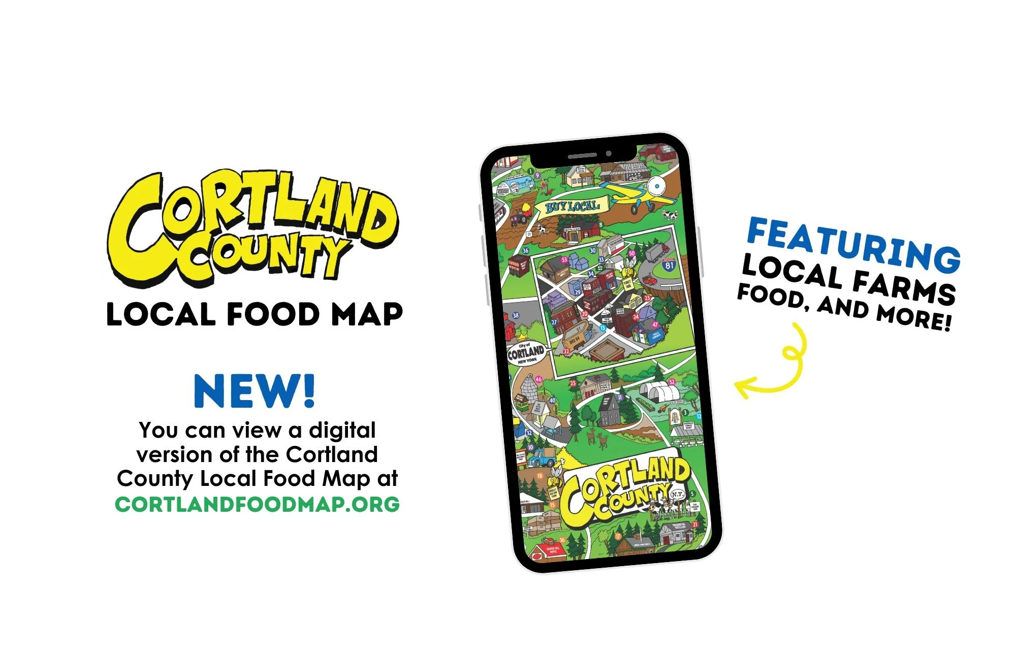 Cortland County Local Food Map Goes Digital! — Seven Valleys Health