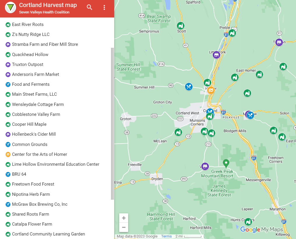 Cortland Harvest — Seven Valleys Health Coalition