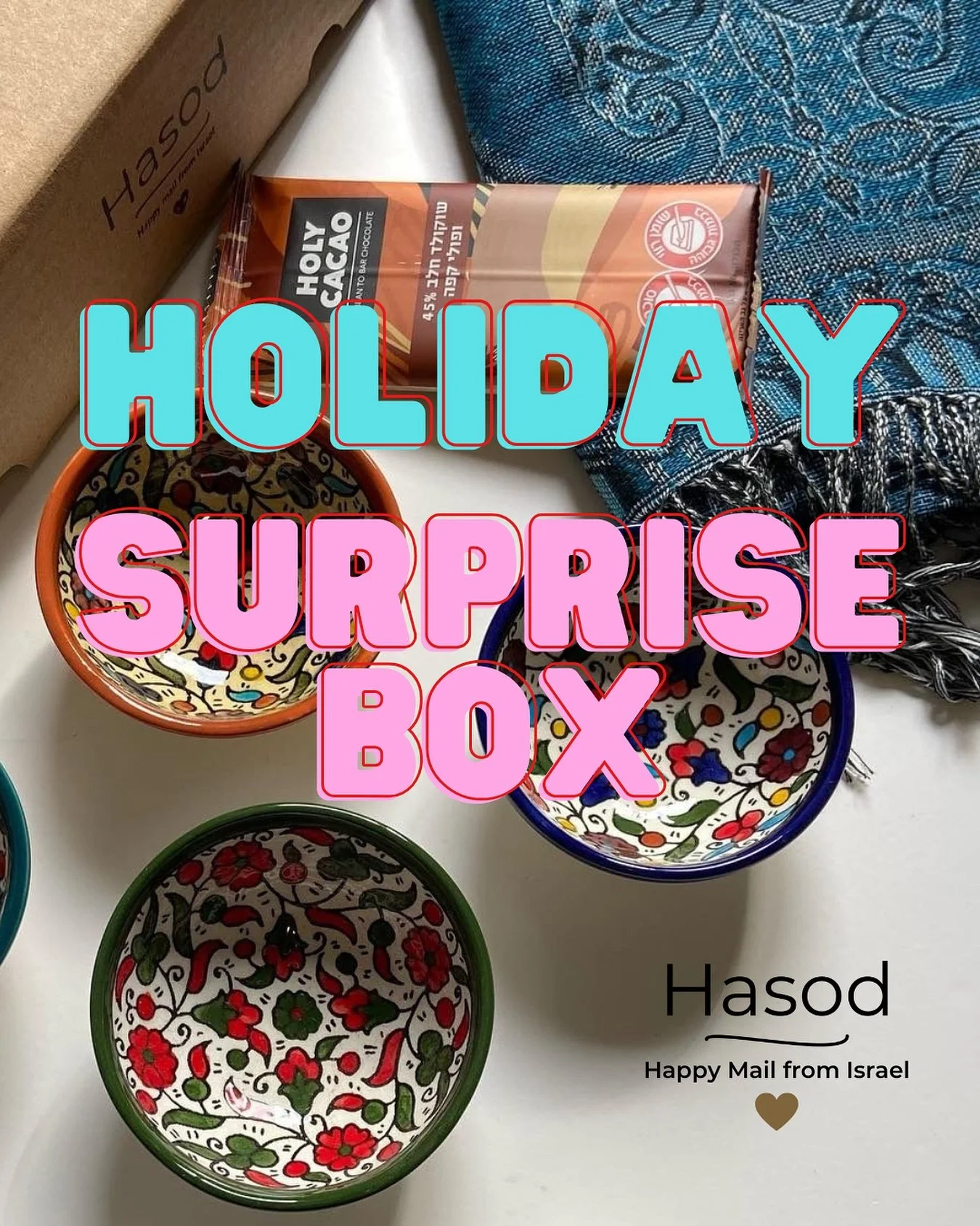 Want to send something special to your loved ones these holidays and don&rsquo;t know what - let us surprise both of you!!! 💙🤍

Our 🎁 holiday surprise boxes will be full of amazing seasonal items 🕎🎊🎄

🫶Link in BIO