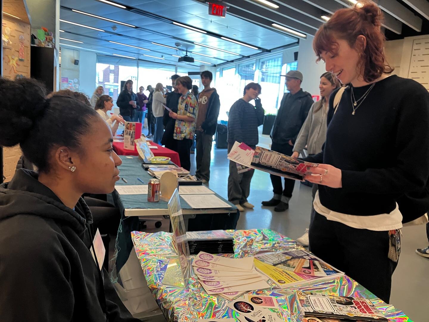 Hanging out at the college and career event @cincycac representing @khartscenter