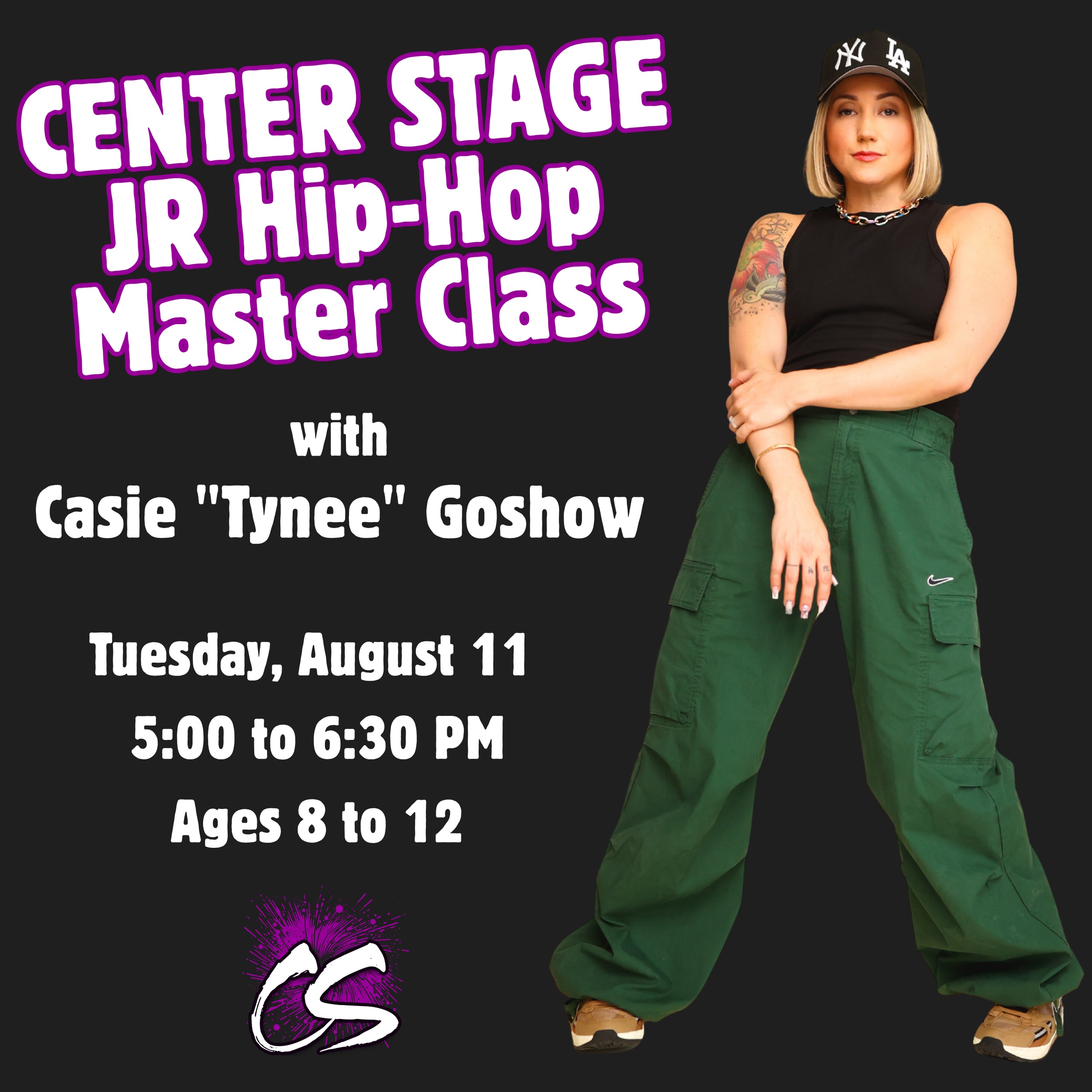 Summer Jr Hip-Hop Master Class with Tynee