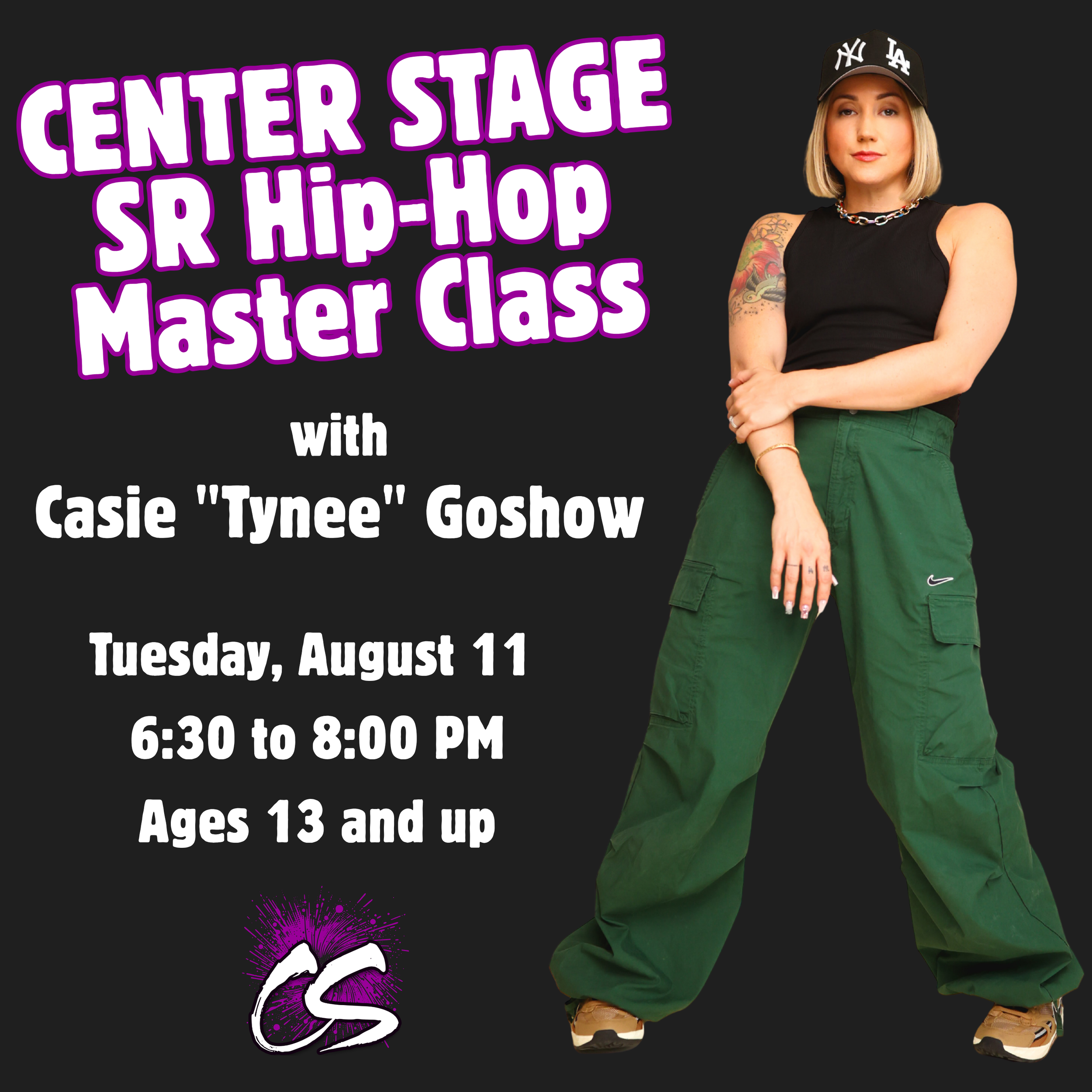 Summer Sr Hip-Hop Master Class with Tynee