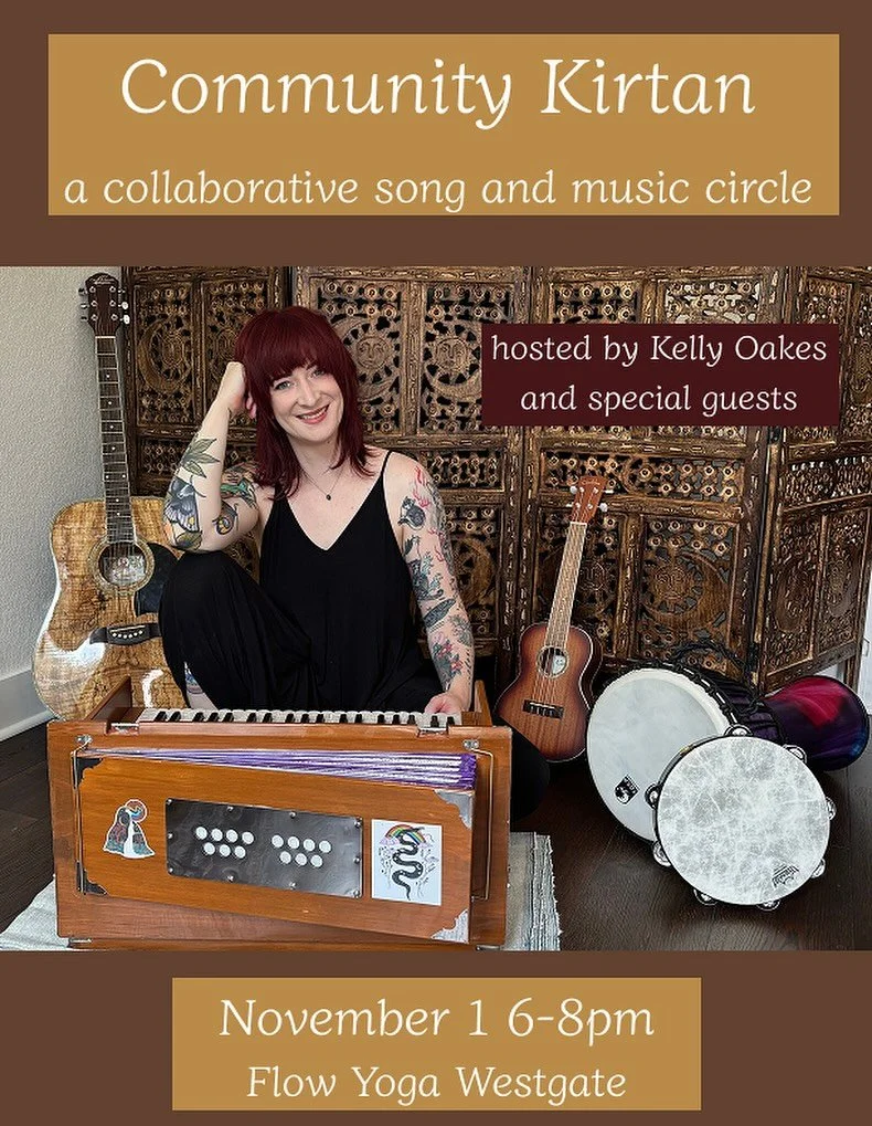 Exciting things are happening! 🥳 
If you love when we chant mantra in class or are mantra curious, come join us for an evening of collaborative music and song! Sliding scale tickets are available and this is a family friendly event. 🤗
Hope to see y