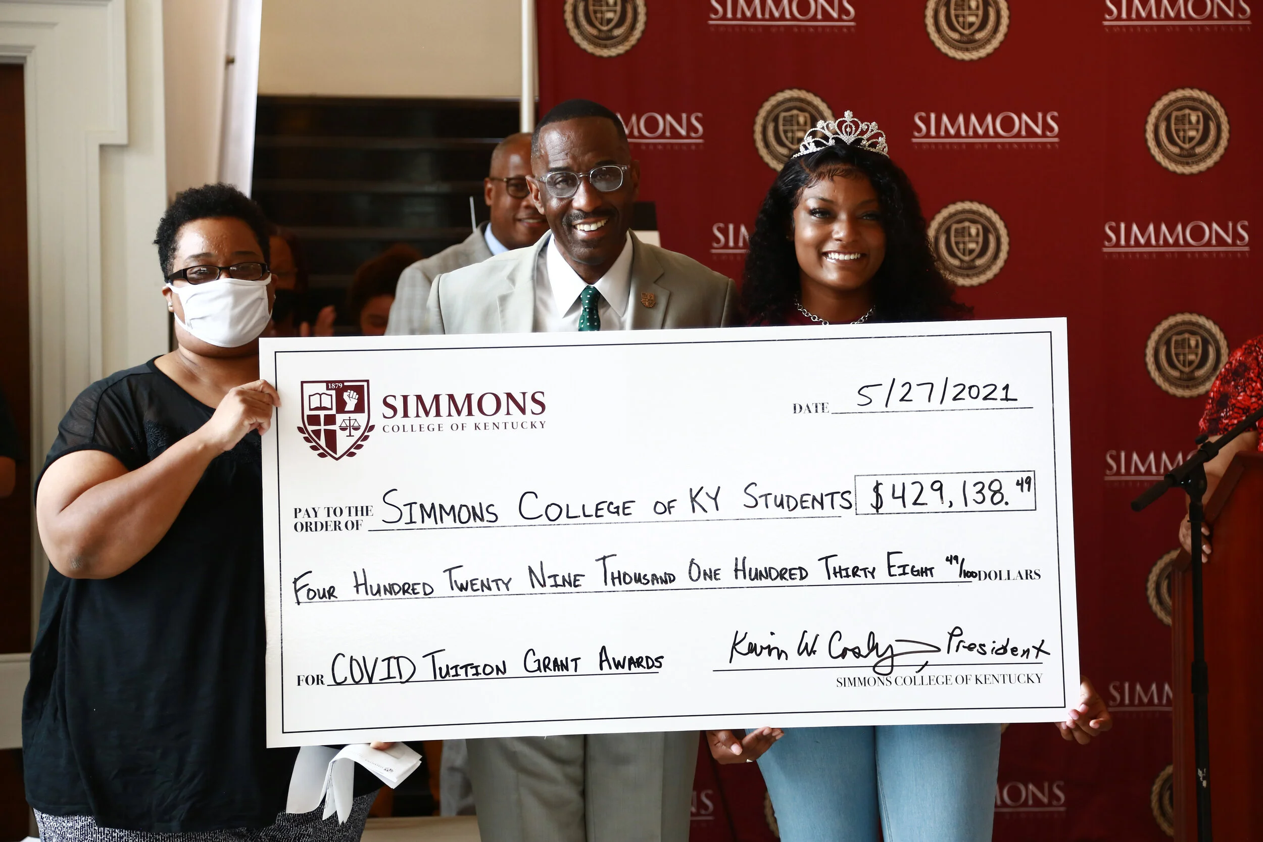 Courier-Journal: Simmons College surprises group of students by paying off their tuition debt