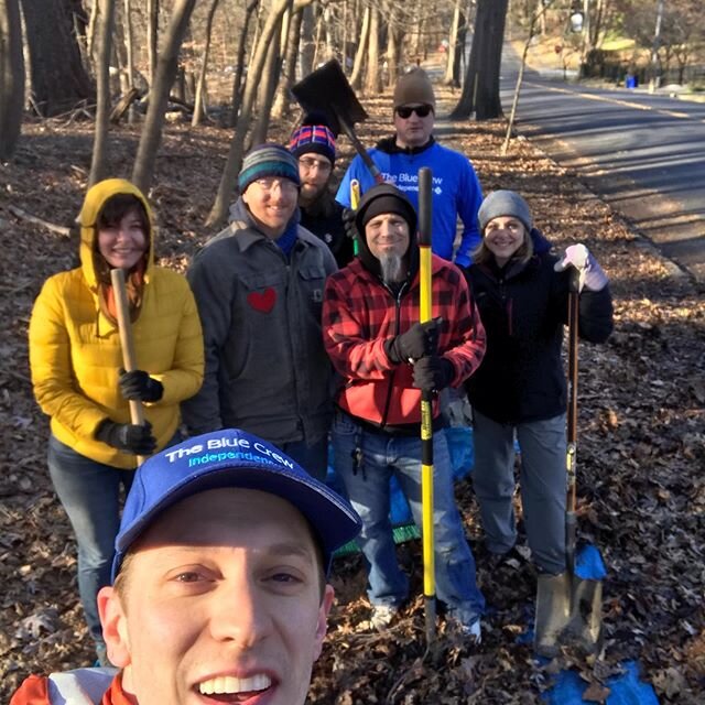 Today&rsquo;s group was small but mighty. We braved freezing temps to #loveourpark today. Thanks to everyone who came out and aren&rsquo;t pictured.