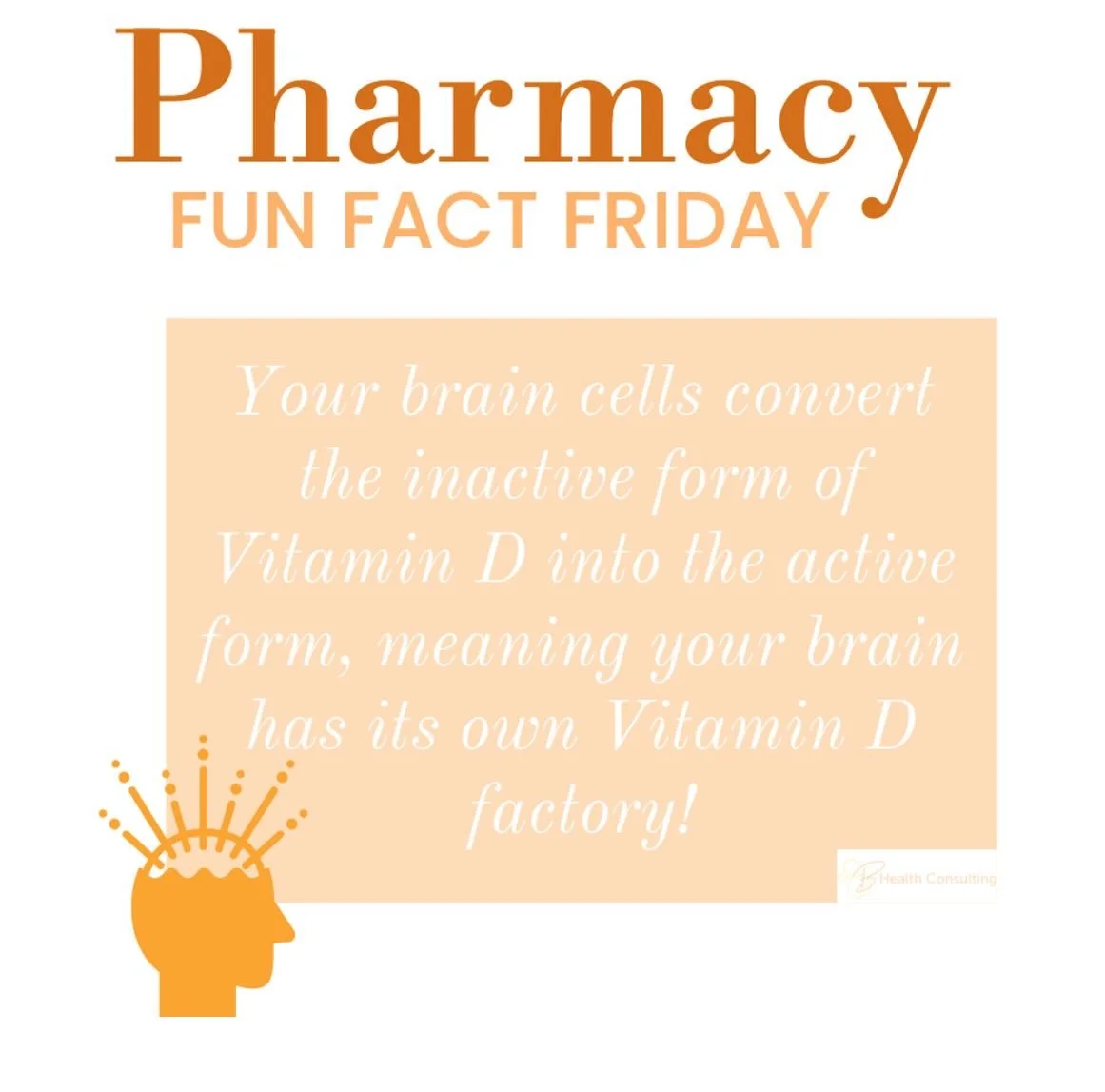 Did you know that Vitamin D is essential to maintaining important functions of the body? ☀️🦴🧠

 While Vitamin D is mostly known for regulating calcium levels and bone integrity, it is also important for neurodevelopment and brain health! 🧬🧠 Defic