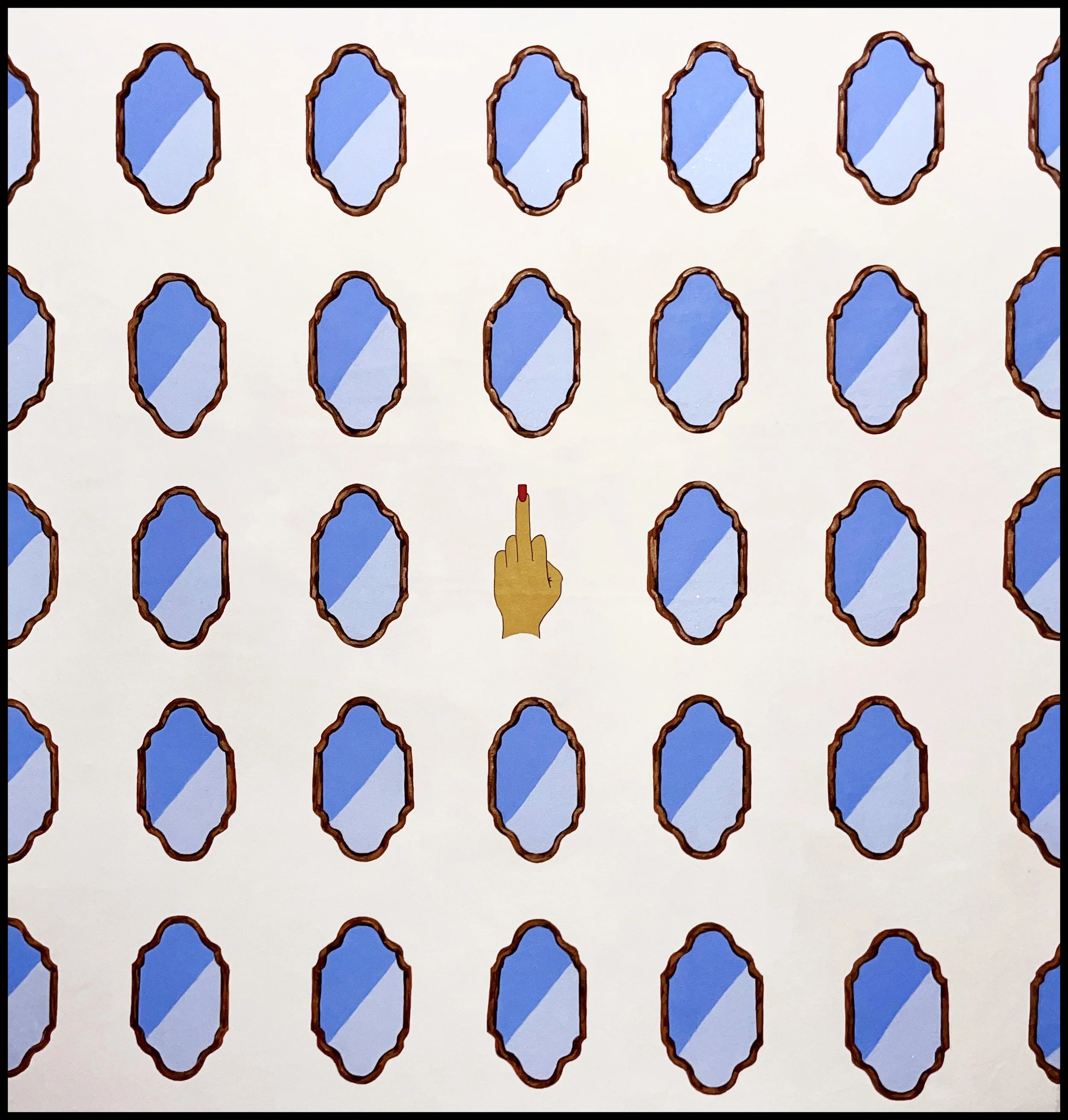 [ i ] love [ i ], 2024, 6'x6'