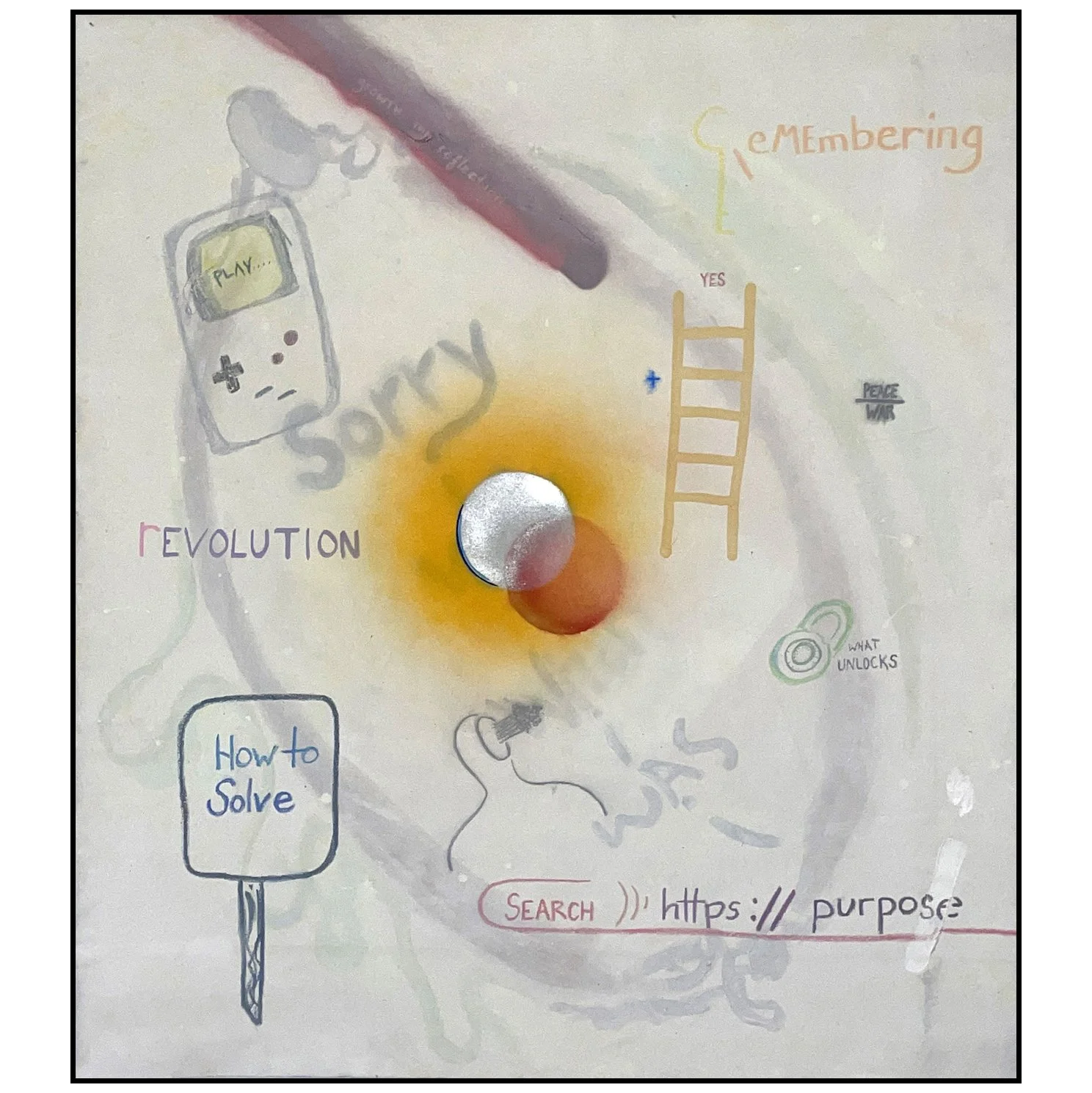 Sorry, Not Sorry, 2023, 5'x6'