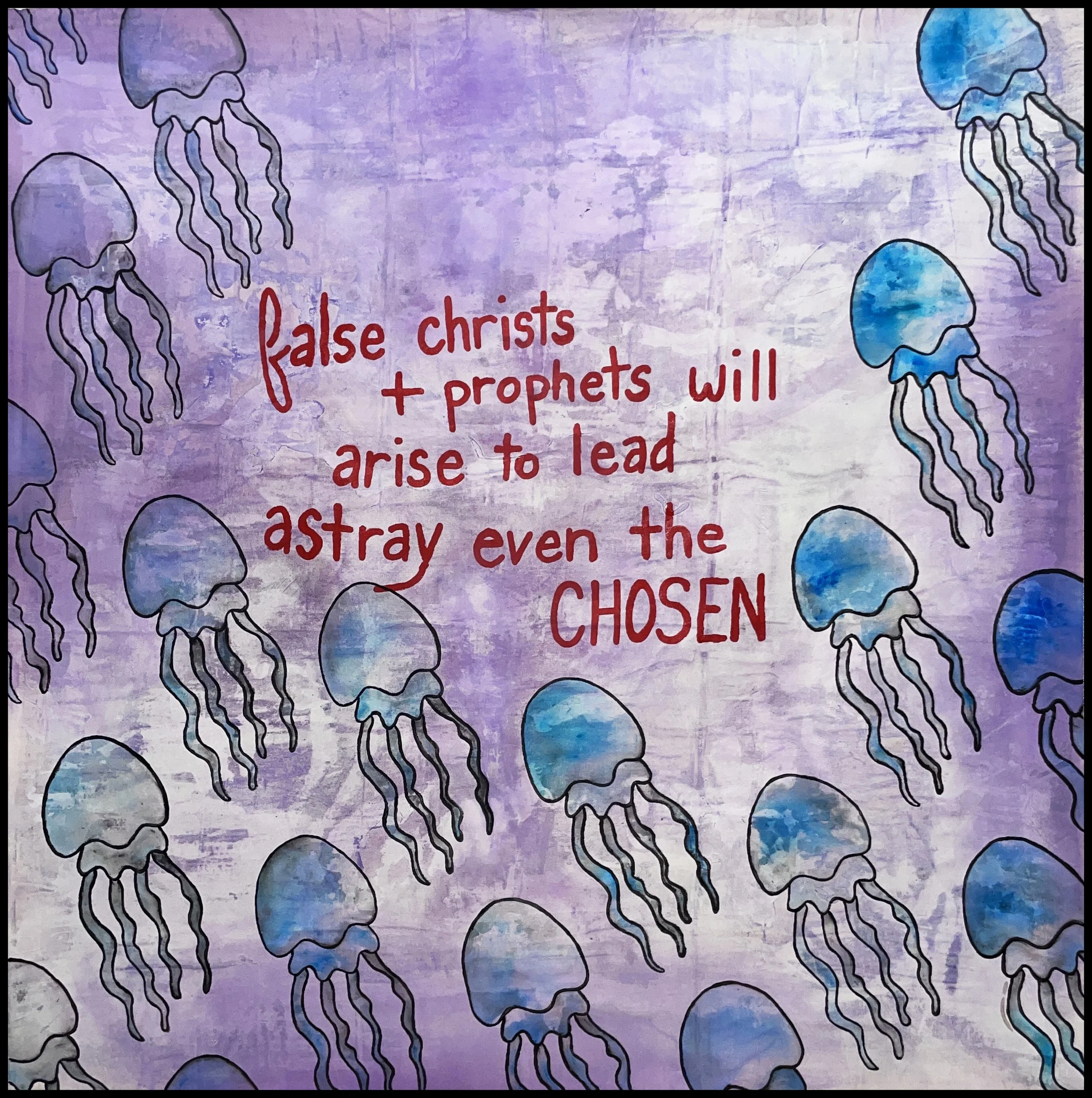 and the Bees, 2024, 6'x6'