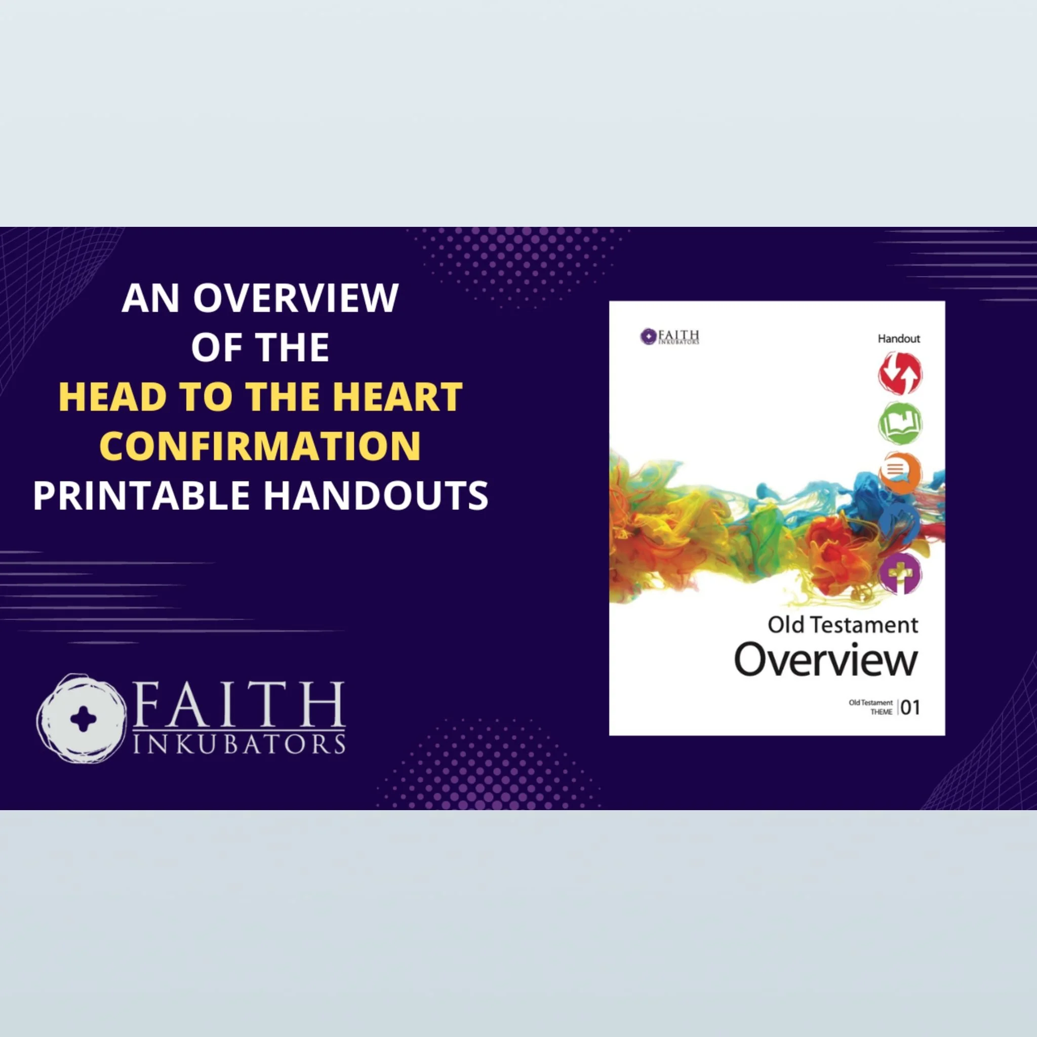 Head to the Heart Confirmation Printable Youth Handouts - A Video Walkthrough