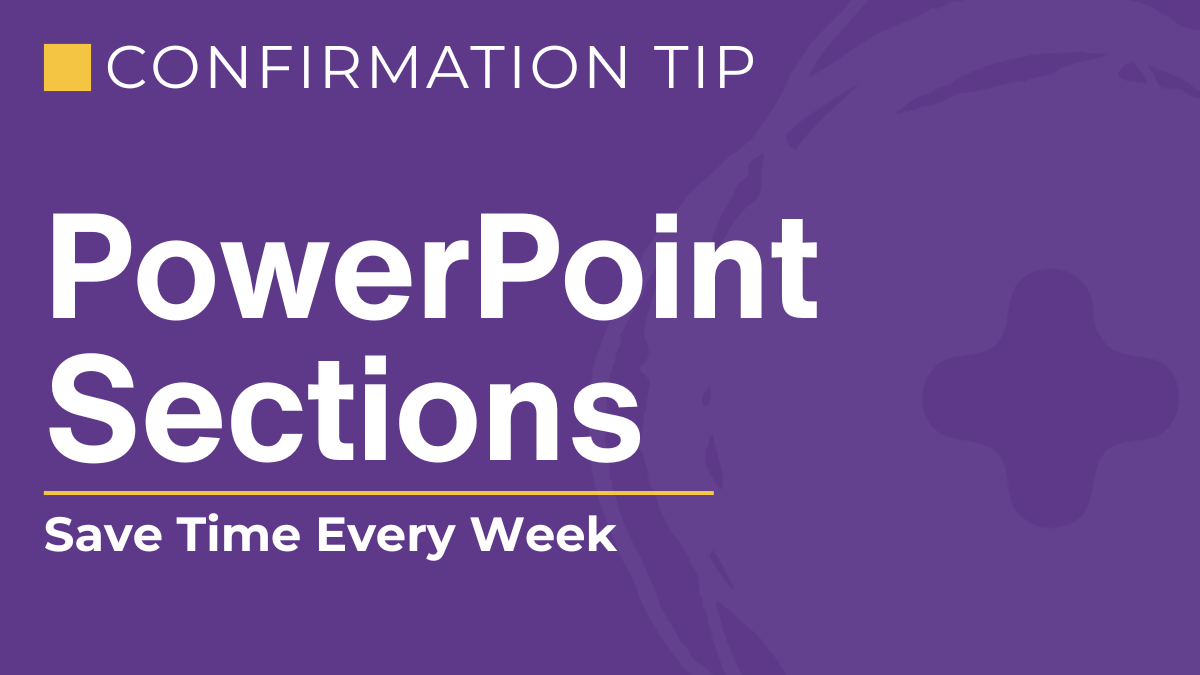 PowerPoint Sections: A Weekly Time-Saver for Head to the Heart Prep