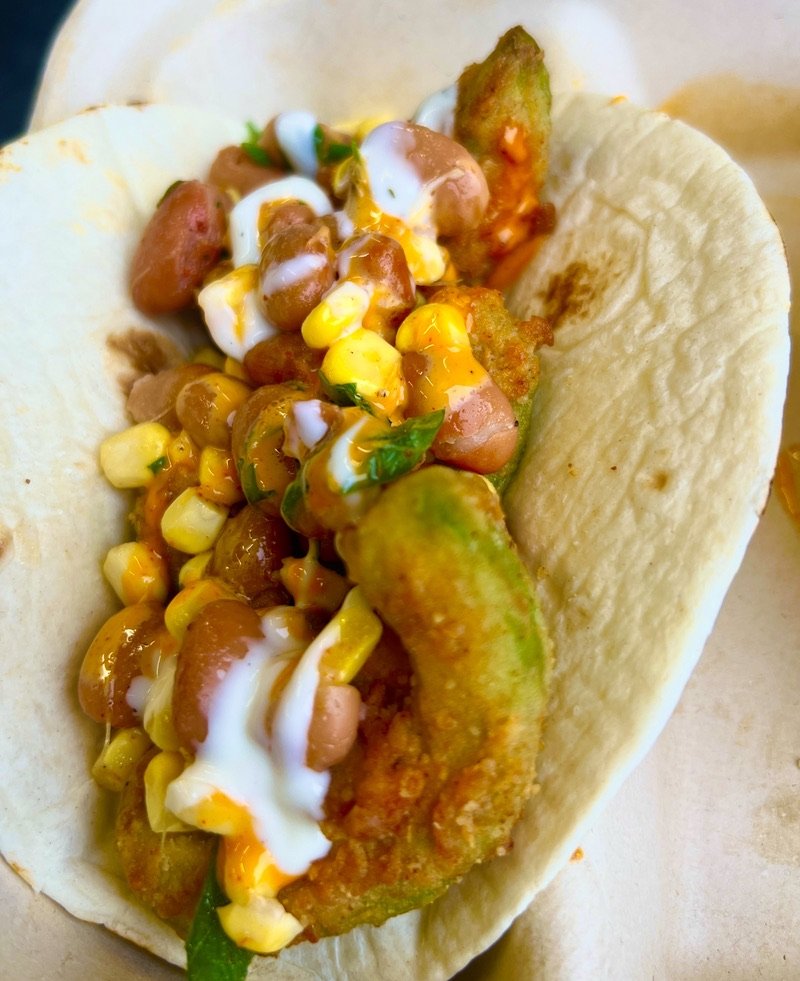 Fried Avocado Taco