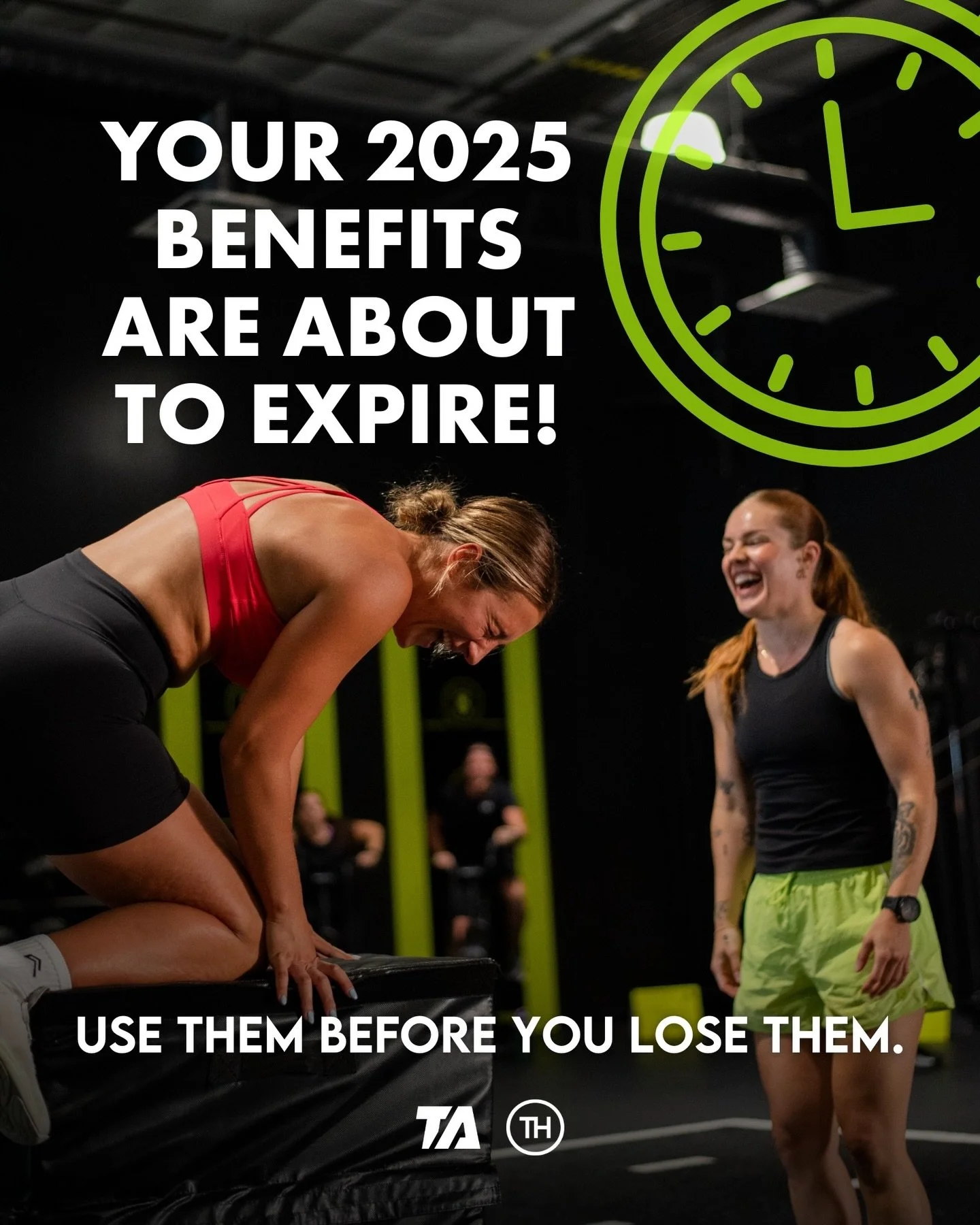 DON&rsquo;T LET YOUR BENEFITS EXPIRE‼️

Walk into the holidays supported, not burnt out. Now&rsquo;s the perfect time to dive into Thrive Holistics before your 2025 benefits end.

✅ WORKOUTS // At Thrive or remote
✅ MEAL PLANS // New meal plans every