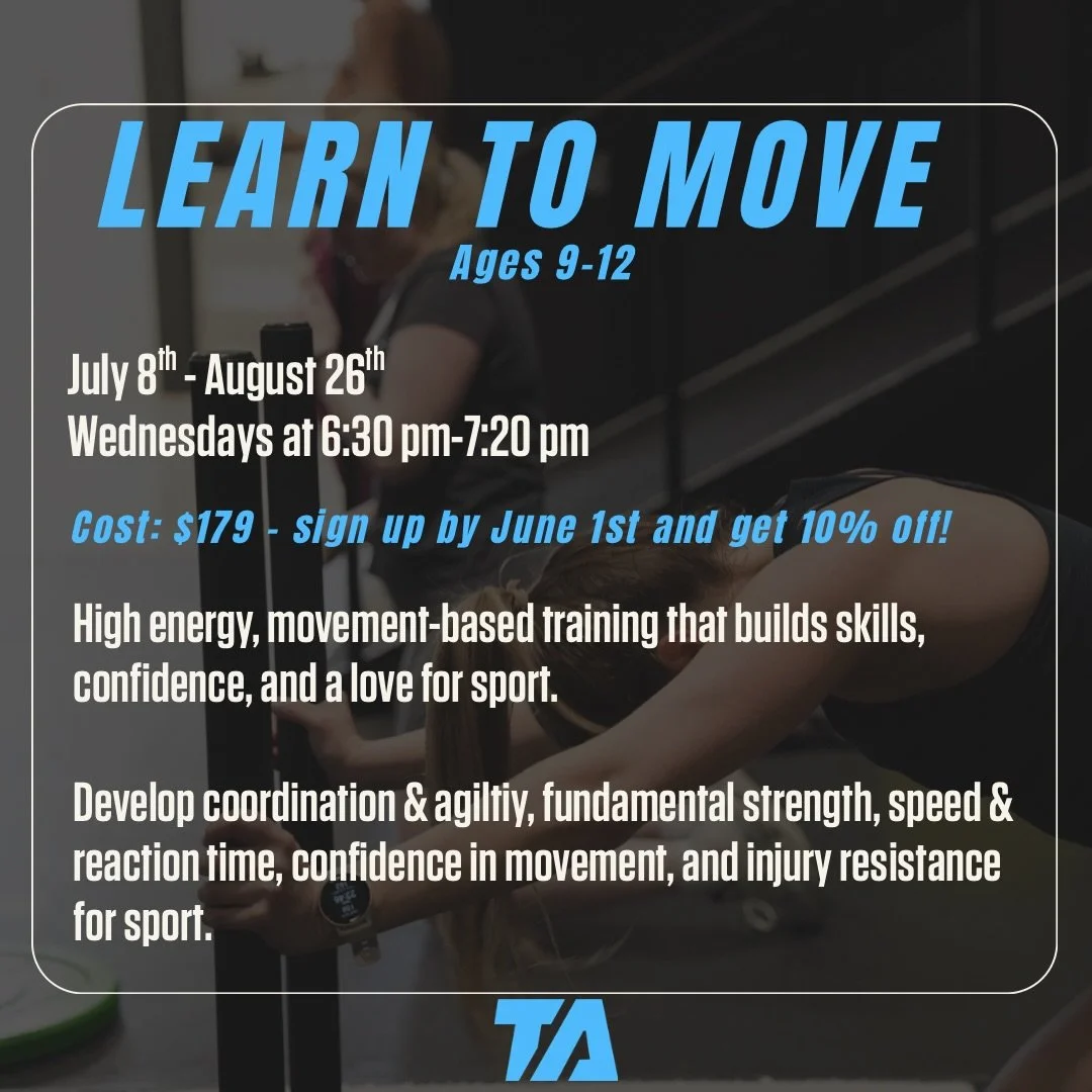 Two programs. One mission. Helping young athletes build confidence, strength, and a love for movement 💥

This summer, we&rsquo;re launching: ⚡️ LEARN TO MOVE (Ages 9&ndash;12) ⚡️ FORCE (Ages 13&ndash;16)

Whether they&rsquo;re just getting started o