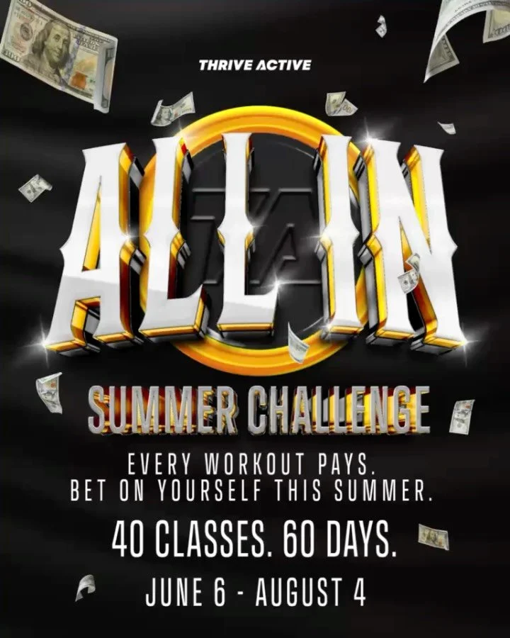 🚨 THE ALL IN CHALLENGE STARTS THIS SATURDAY! 🚨

Every workout earns you Coach Cash. Every class gets you closer to epic prizes. 💰🔥

Complete 20 classes, unlock the store, and cash in your Coach Cash for chances to win prizes from TWO tiers&mdash;