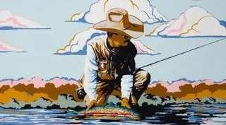 Trinity Trout Giclee Print - 32x17.5