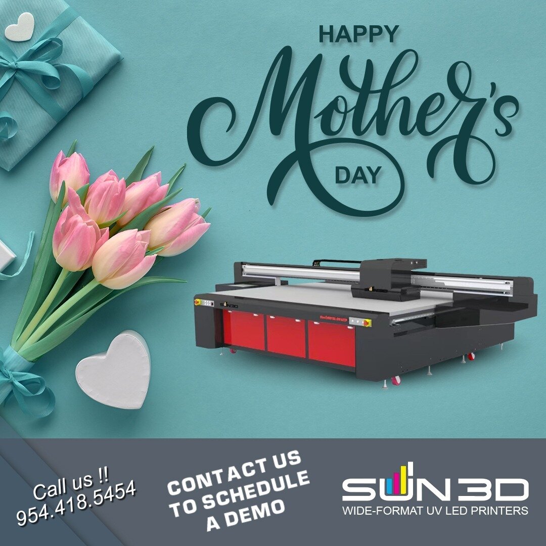 http://sun3dcorporation.com
📩 info@sun3dcorporation.com
☎ Contact: +1 (954) 418.5454
#SUN3D #PrintOnAnything #UVLEDPrinting #Happymothersday