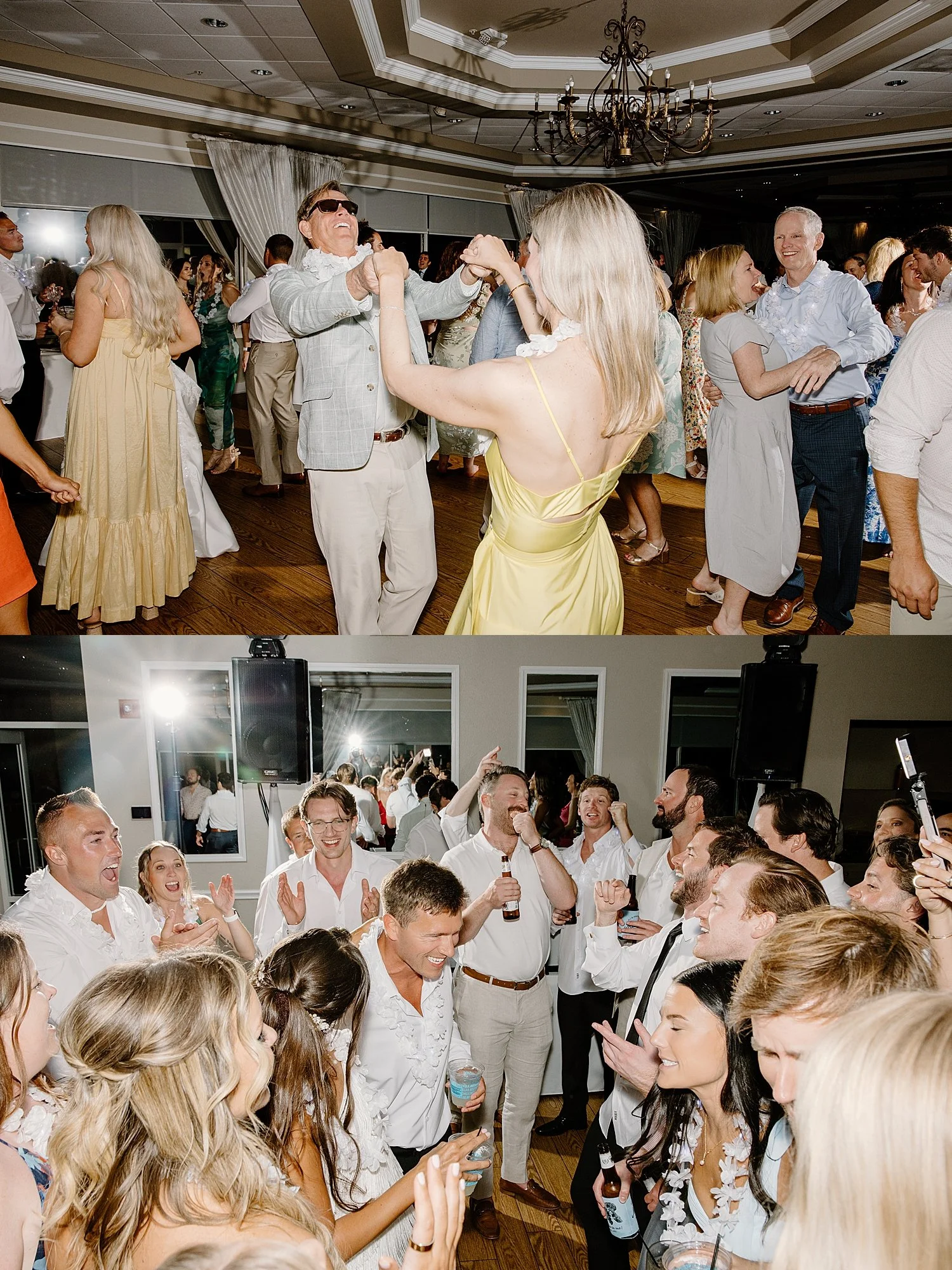 guests dancing during reception by Taylor Shea Photo