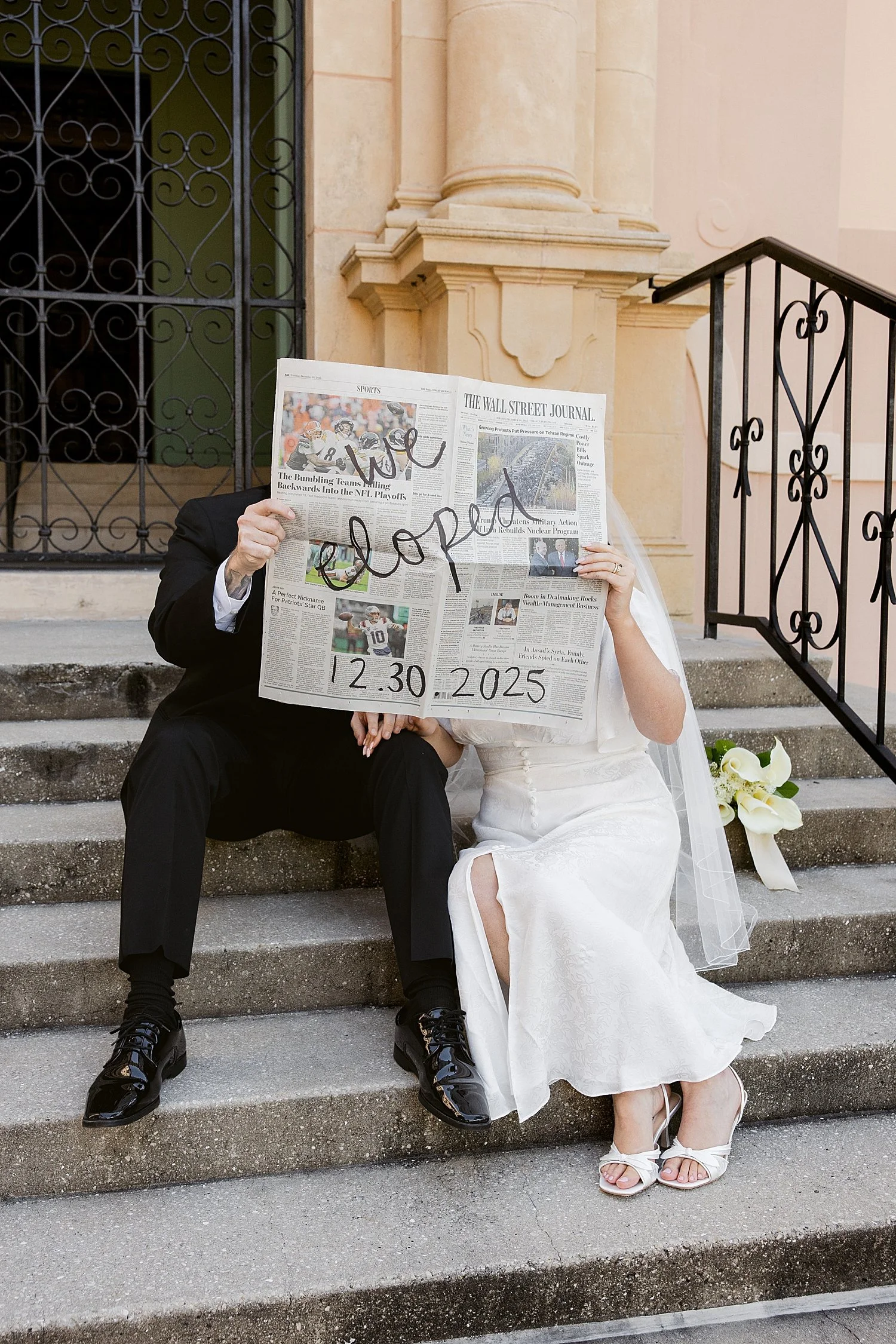 Nicole + Brad | Ringling Museum &amp; Courthouse Elopement 